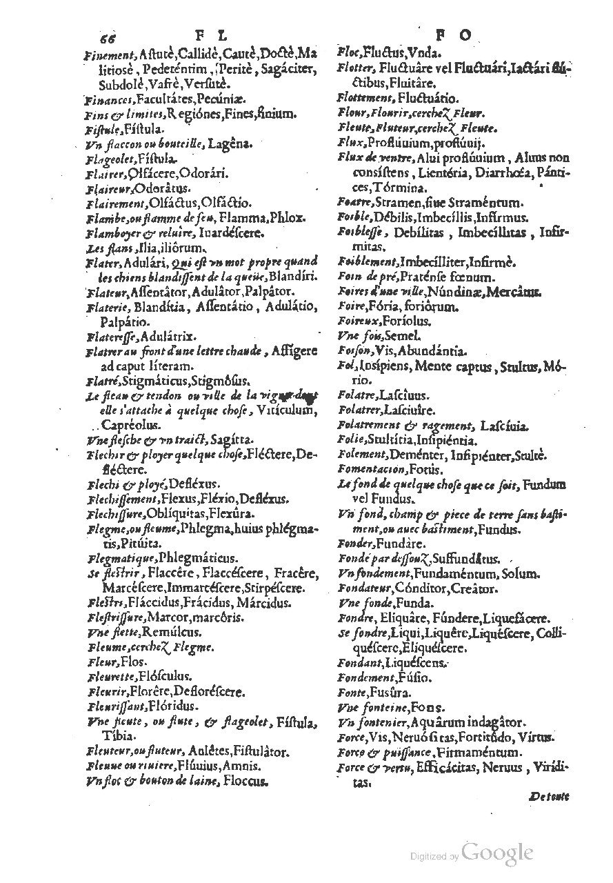 1558 - Guillaume Rouillé - Trésor des mots et traits français - BSB Munich