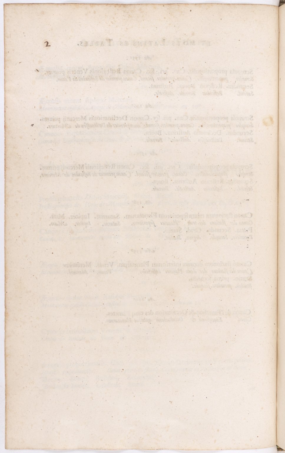 1634 - Zacharie Roman - Les Tables perpétuelles - BnF Arsenal