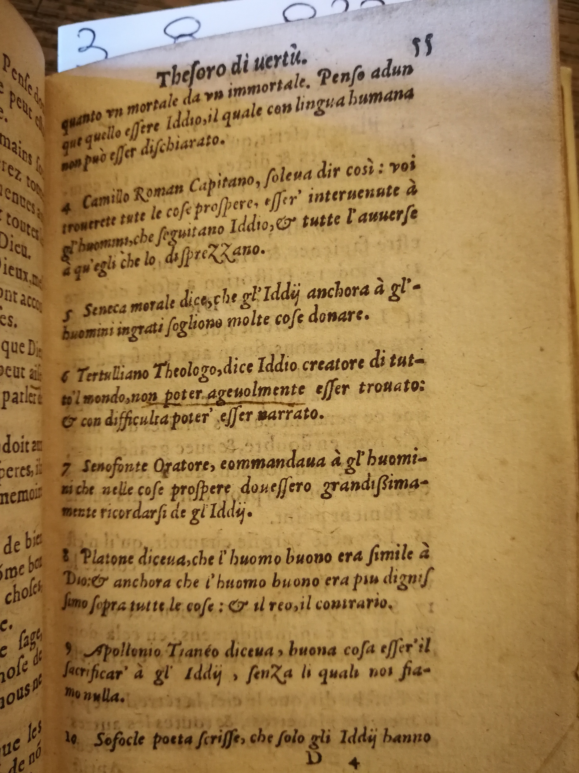 1576 - Benoît Rigaud - Trésor de vertu - BNC Florence