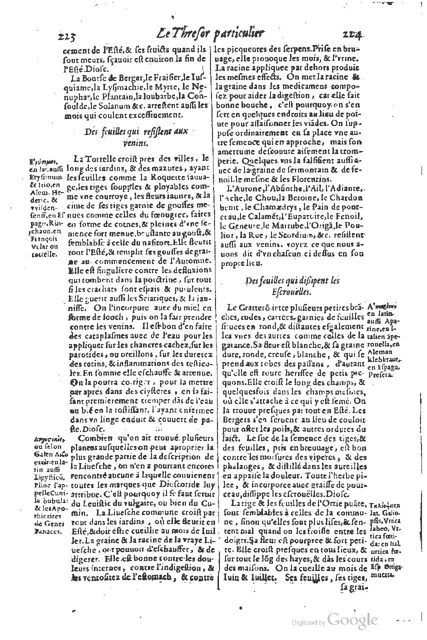 1616 - Étienne Gamonet - Grand trésor ou dispensaire - BSB Munich