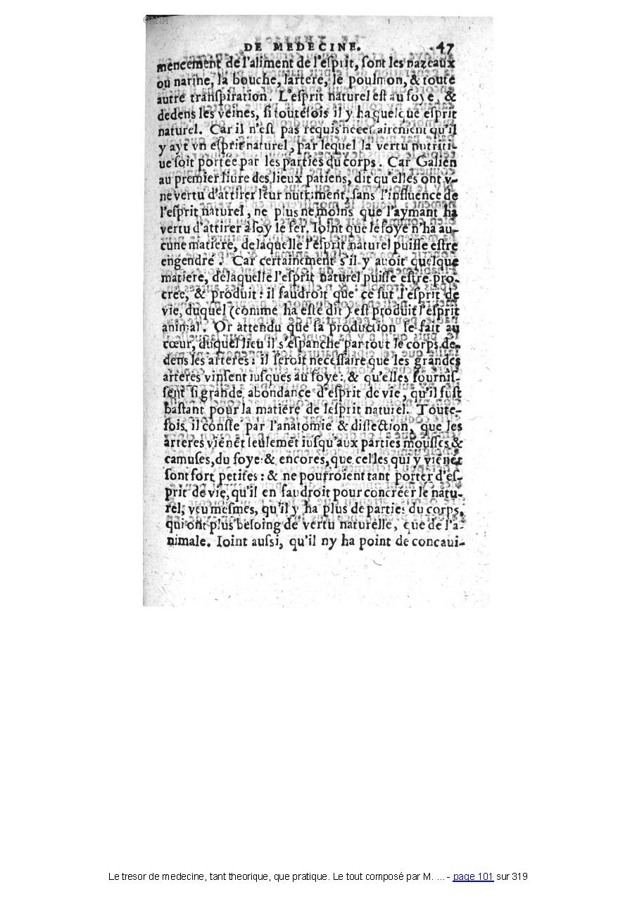 1560 - Pierre et Jan Moine - Trésor de médecine - Université Paris Cité