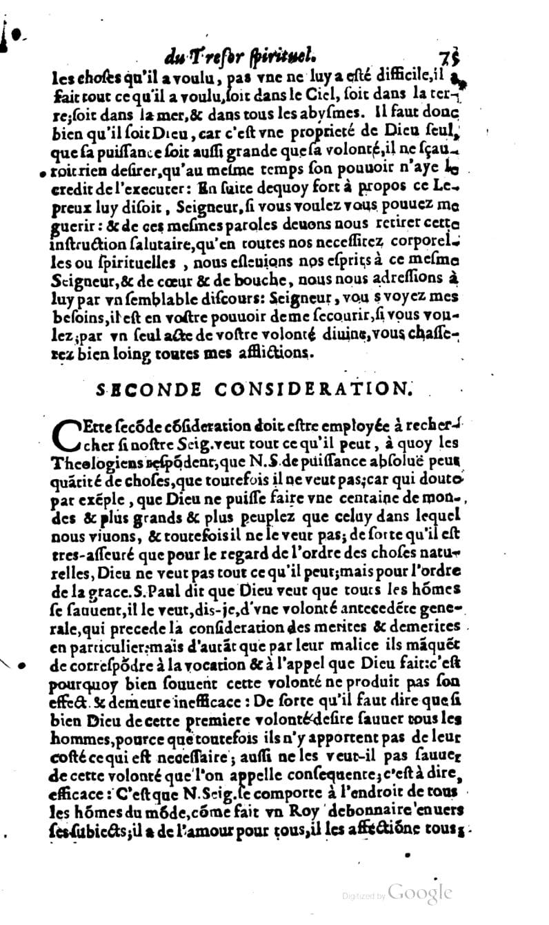 1637 - s.n. - Trésor spirituel des âmes religieuses - BM Lyon