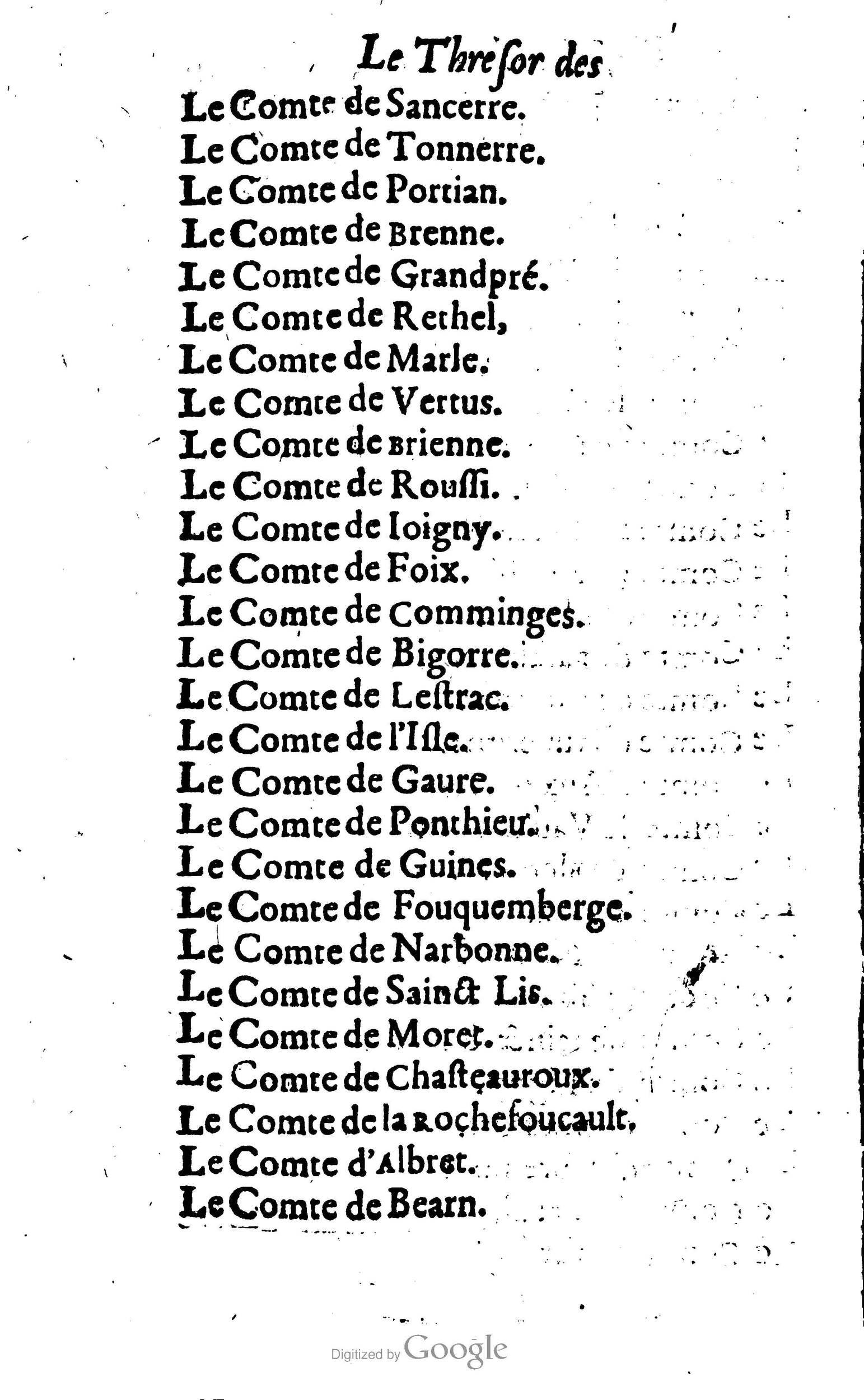 1638 - Jean Corrozet - Trésor des histoires de France - BM Lyon