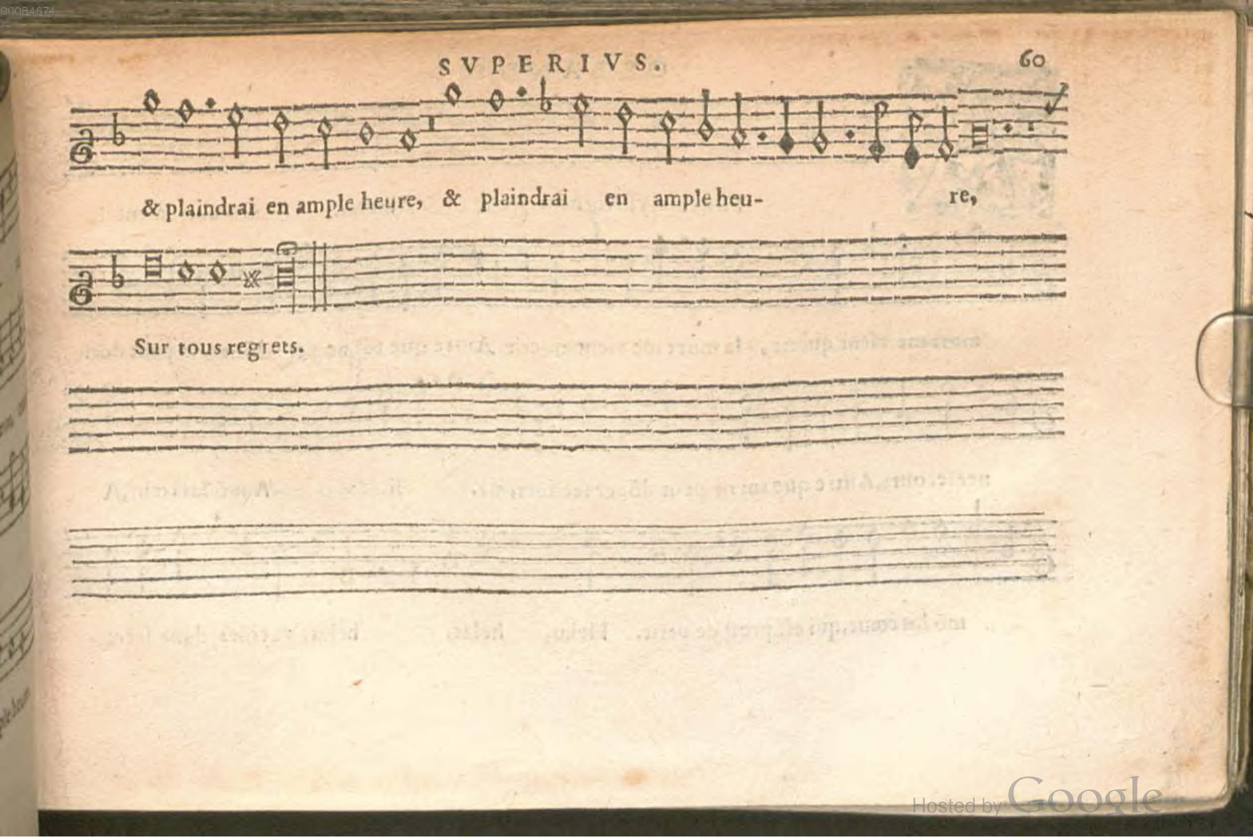 1576 - [Pierre de Saint-André] - Trésor de musique d’Orlande de Lassus Superius - BSB Munich