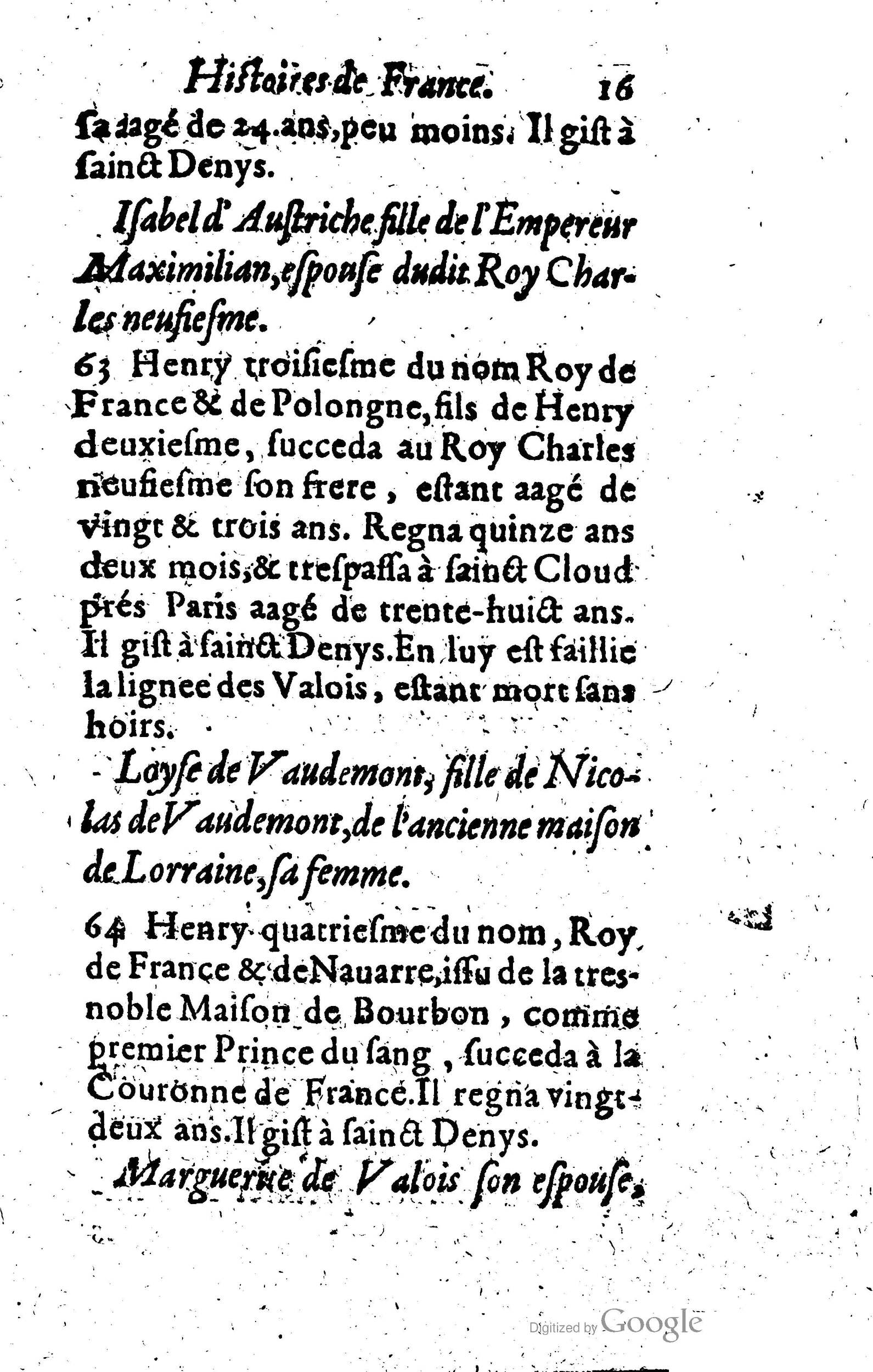 1619 - Jean Corrozet - Trésor des histoires de France - Anvers Musée Plantin-Moretus