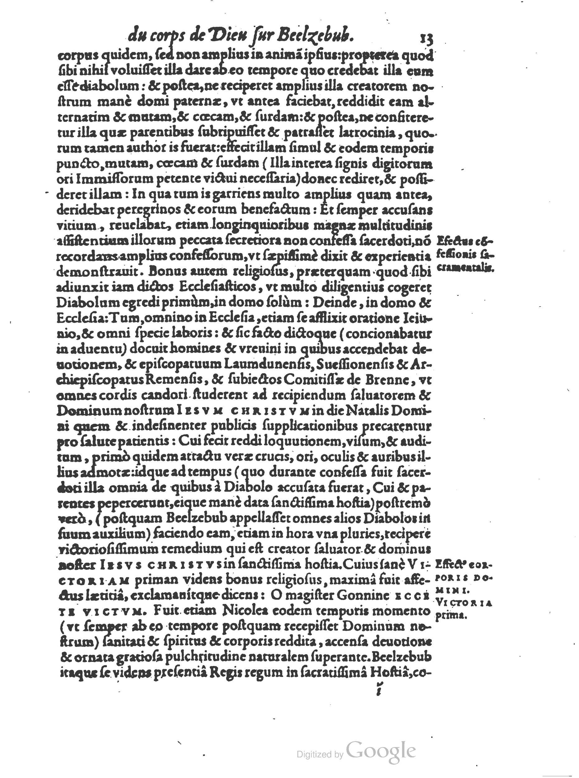 1578 - Nicolas Chesneau - Trésor et entière histoire de la triomphante victoire du corps de Dieu sur l’esprit malin - British Library 1578 - Nicolas Chesneau - Trésor et entière histoire de la triomphante victoire du corps de Dieu sur l’esprit malin - British Library