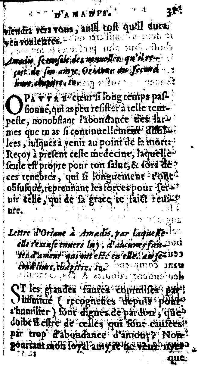 1562 - Jean d’Ogerolles et Gabriel Cotier - Trésor des Amadis - Lucerne 1562 - Jean d’Ogerolles et Gabriel Cotier - Trésor des Amadis - Lucerne