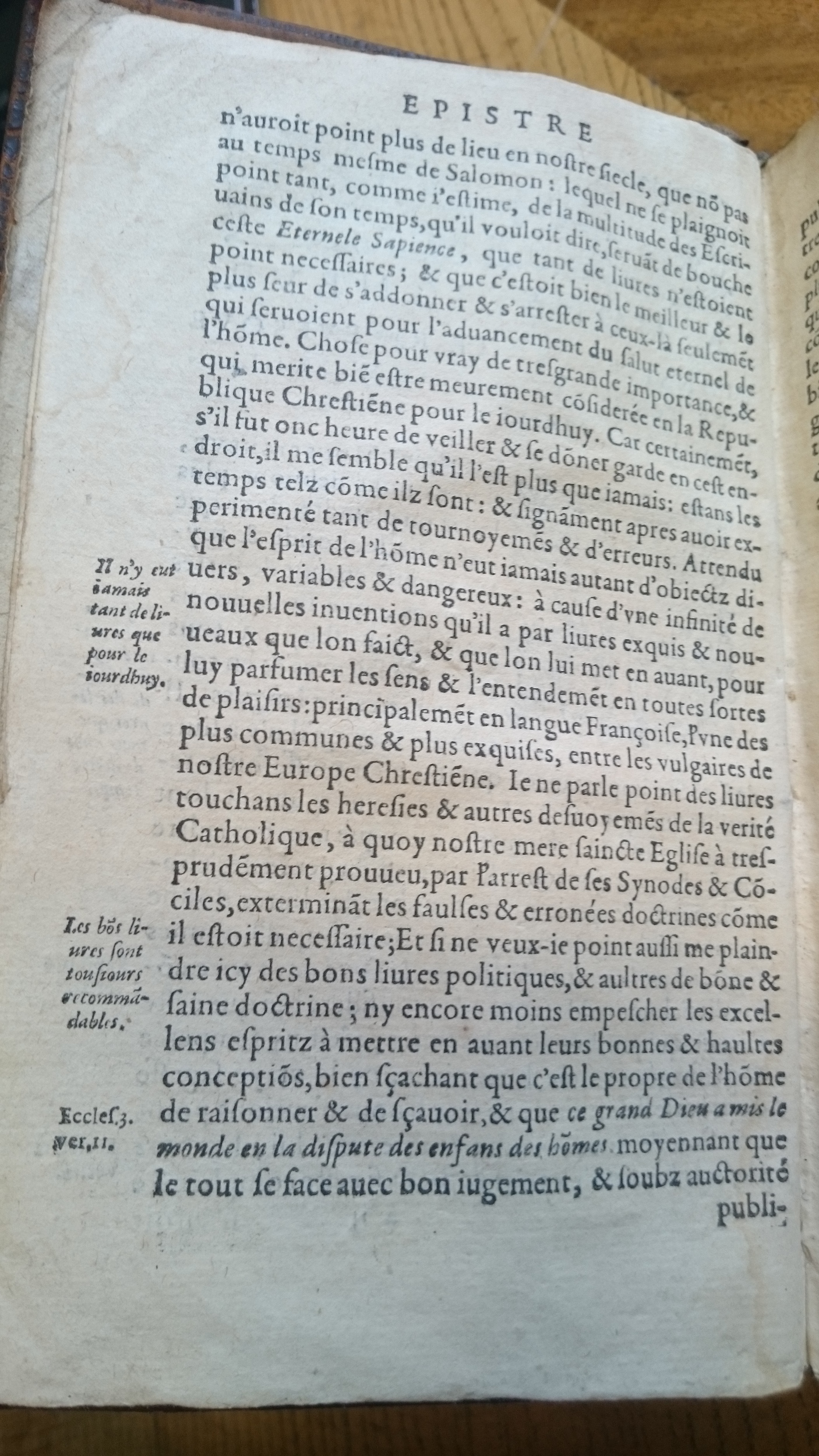 1585 - Jean Bogard - Trésor des faits et dits mémorables des hommes saints et illustres - Douai Quincy