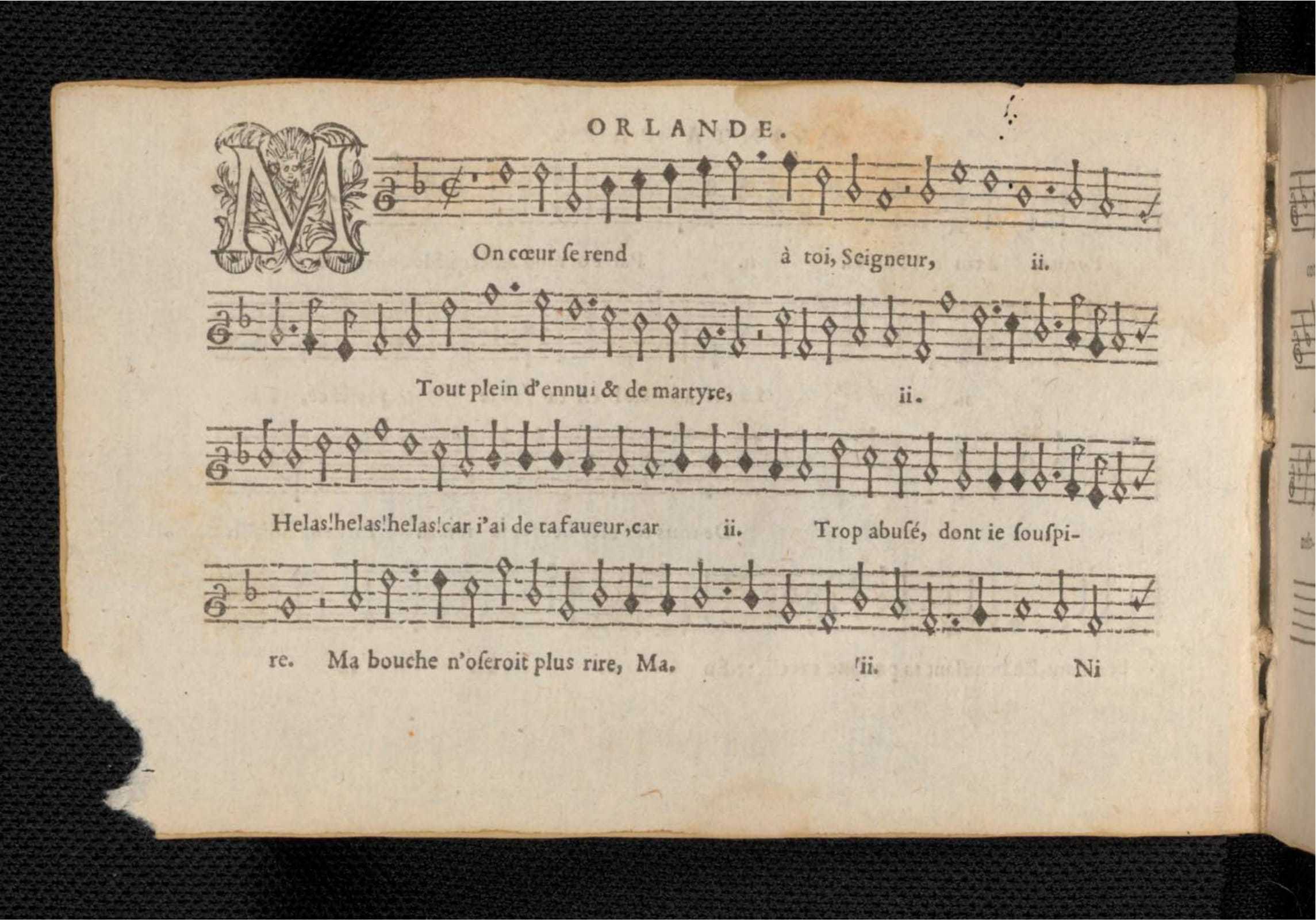 1576 - [Pierre de Saint-André] - Trésor de musique d’Orlande de Lassus Quinta et Sexta pars - KBR Bruxelles