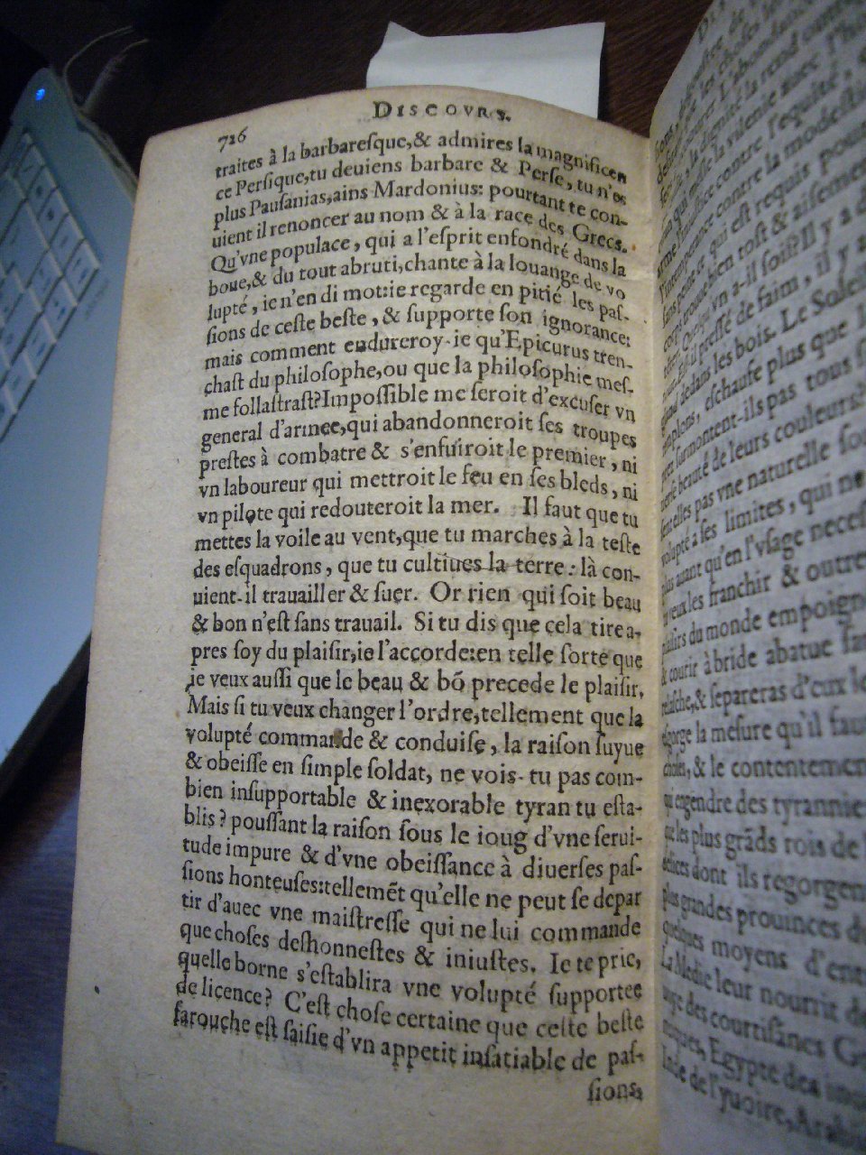 1604 - Jean Houzé - Œuvres morales et mêlées de Sénèque, Trésor de philosophie morale - T. 2 - BnF