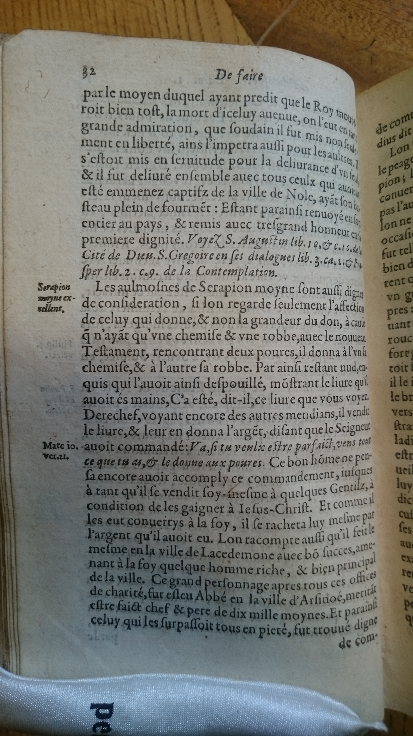1585 - Jean Bogard - Trésor des faits et dits mémorables des hommes saints et illustres - Douai Quincy