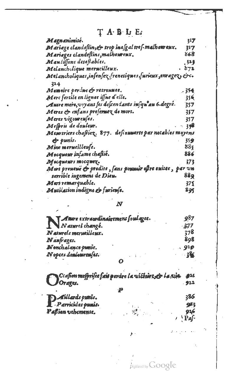 1610 - Paul Marceau - Trésor d’histoires admirables et mémorables - BSB Munich 1610 - Paul Marceau - Trésor d’histoires admirables et mémorables - BSB Munich