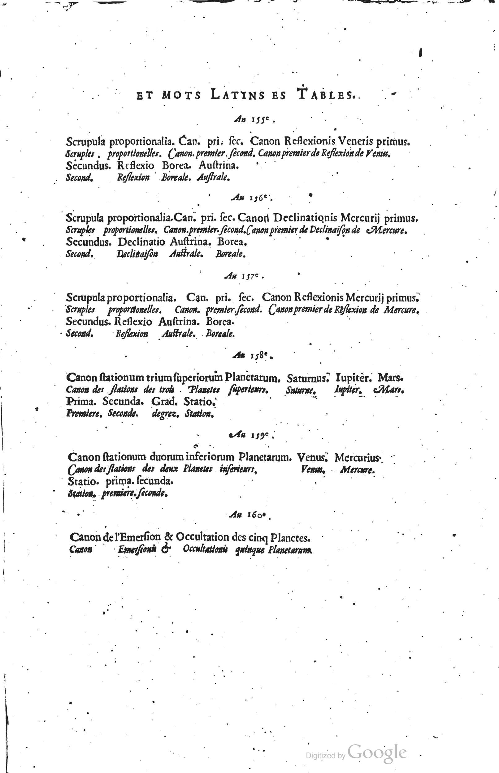 1634 - Zacharie Roman - Les Tables perpétuelles - Universiteit Leiden