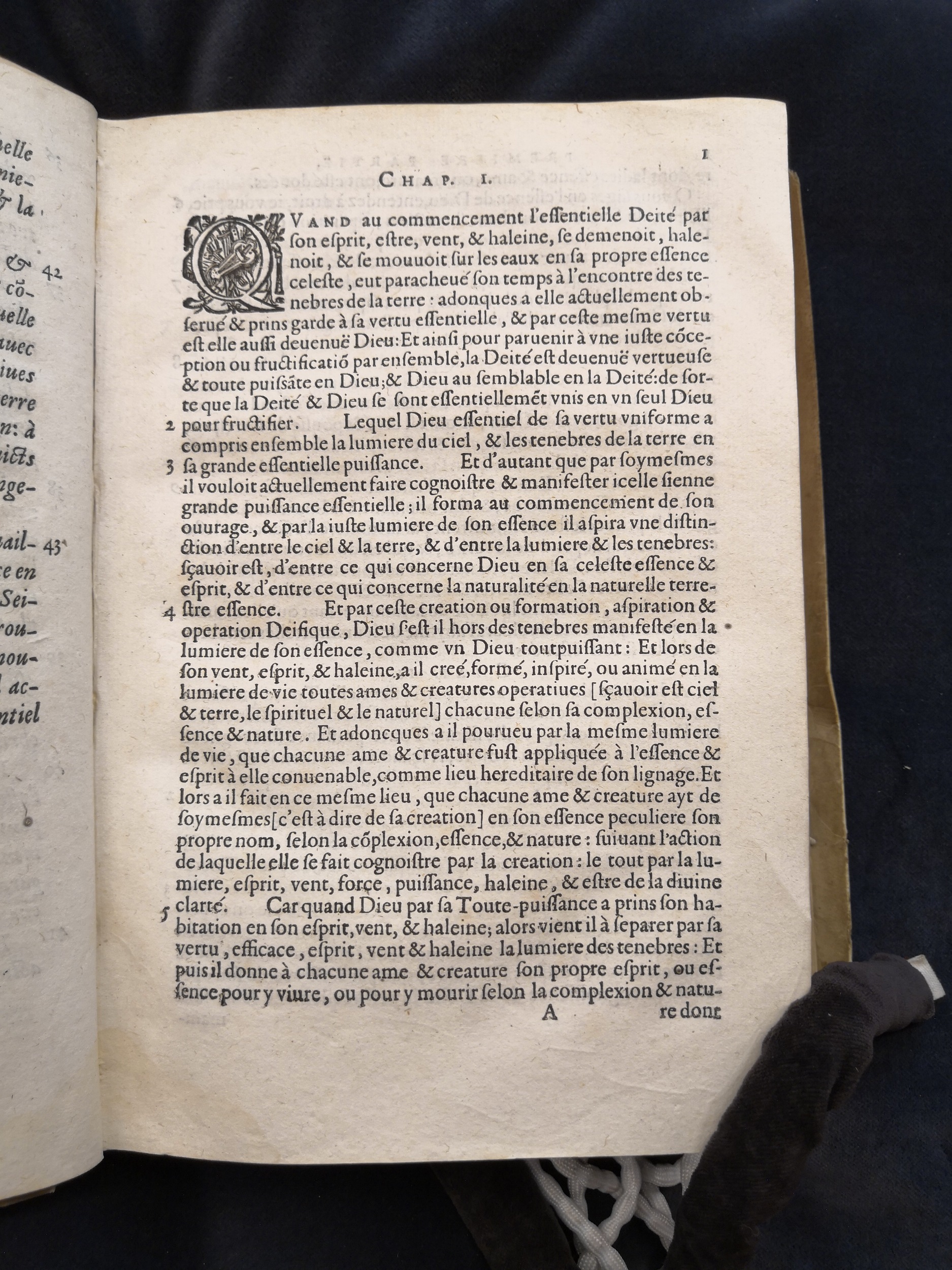 1581c. - Christophe Plantin - Le Livre des témoignages du Trésor caché au champ - Anvers Musée Plantin-Moretus
