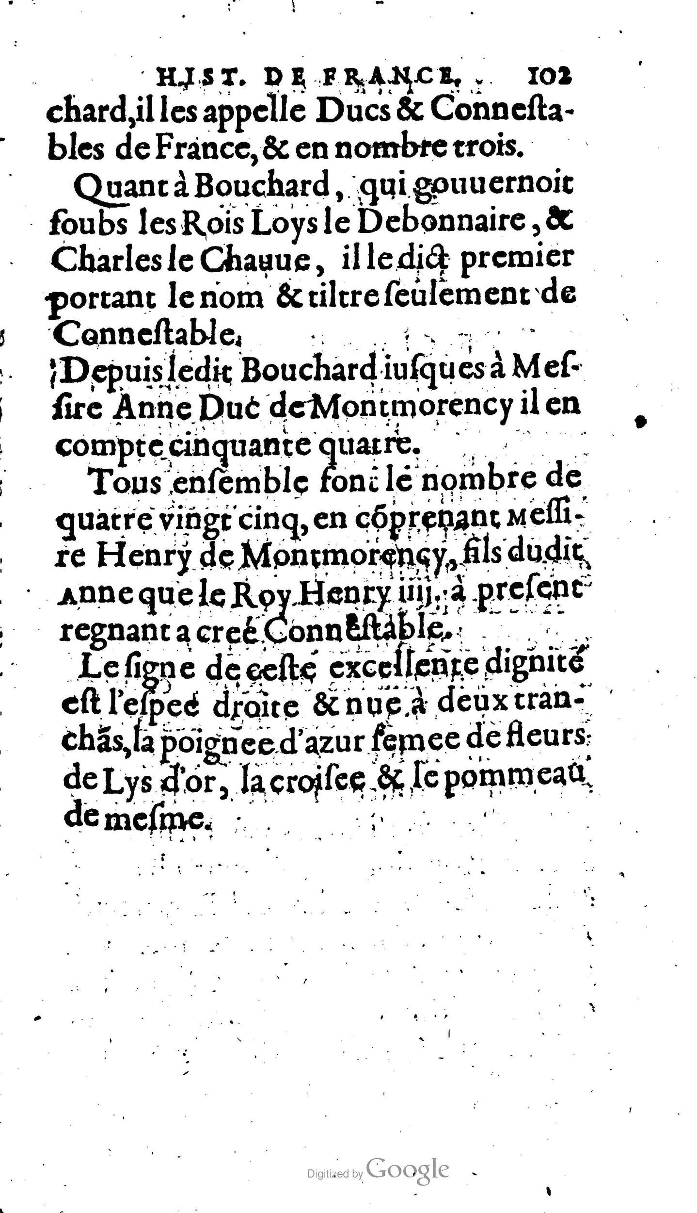 1604 - Galiot Corrozet - Trésor des histoires de France - BnF Arsenal