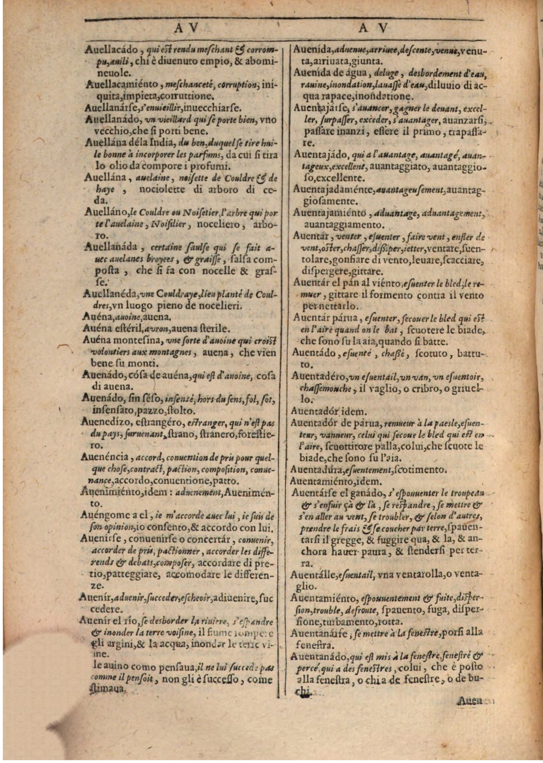 1609 - Philippe Albert et Alexandre Pernet - Trésor des trois langues française, italienne et espagnole (Première partie) - BSB Munich 1609 - Philippe Albert et Alexandre Pernet - Trésor des trois langues française, italienne et espagnole (Première partie) - BSB Munich