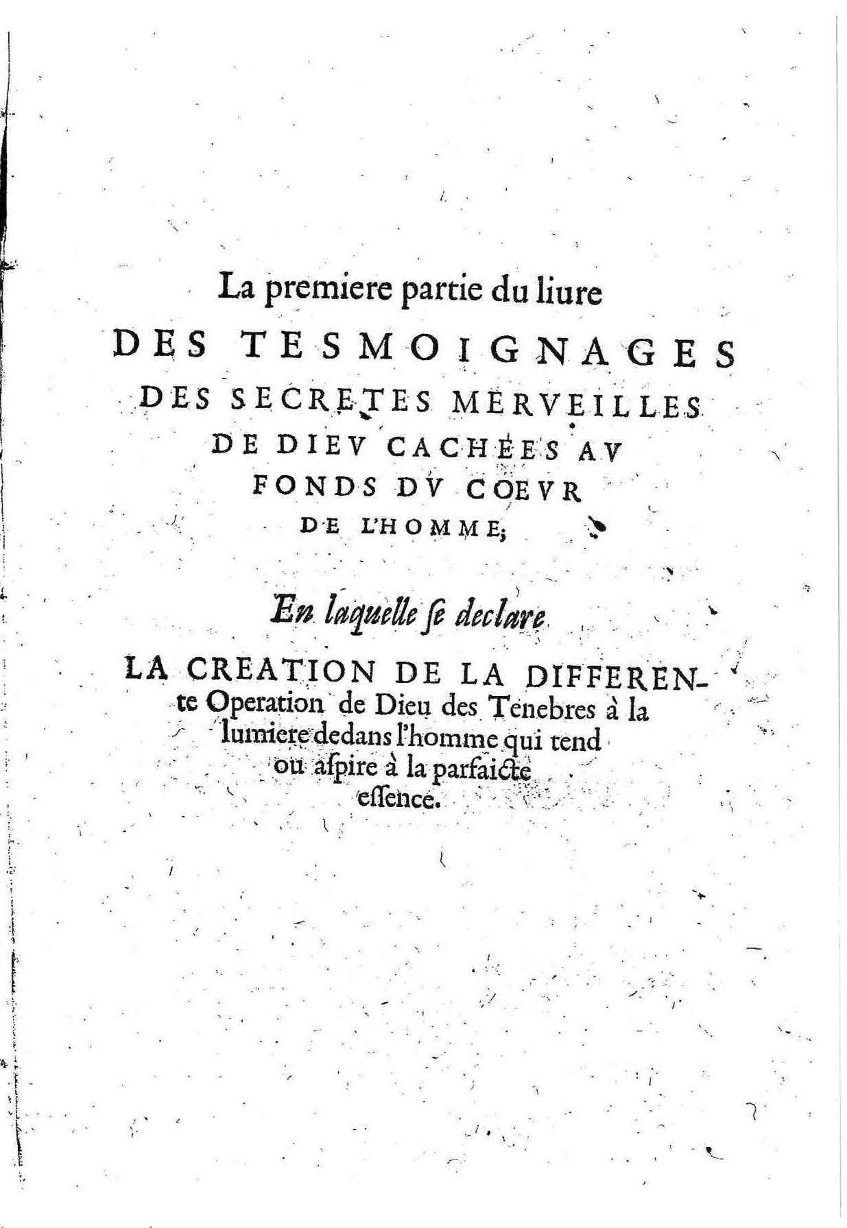 1581c. - Christophe Plantin - Le Livre des témoignages du Trésor caché au champ - Vatican Apostolic Library