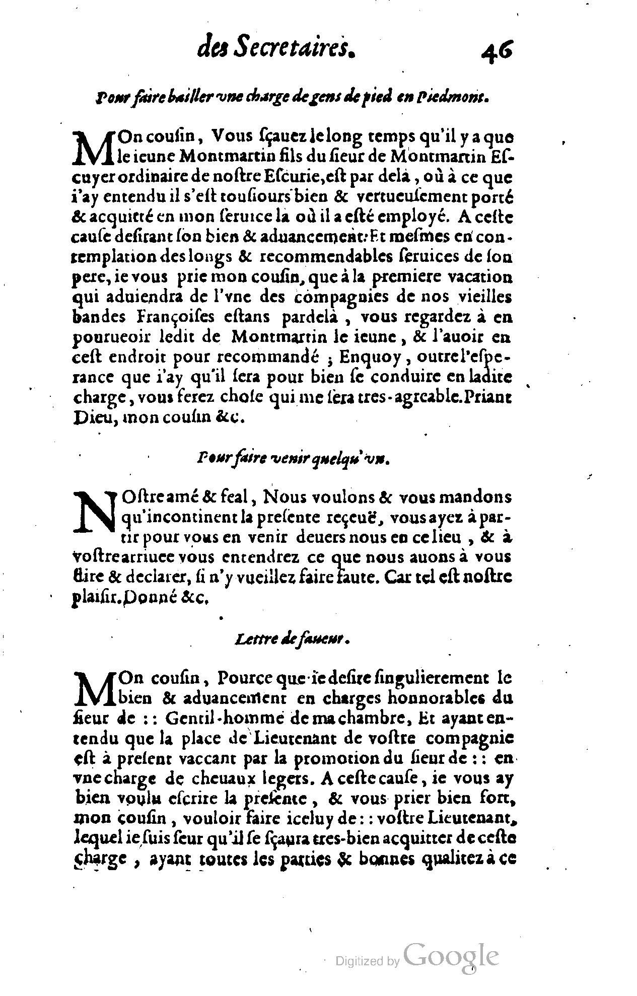 1614 - Jean Richer - Trésor du nouveau style et protocole de la chancellerie de France - BSB Munich