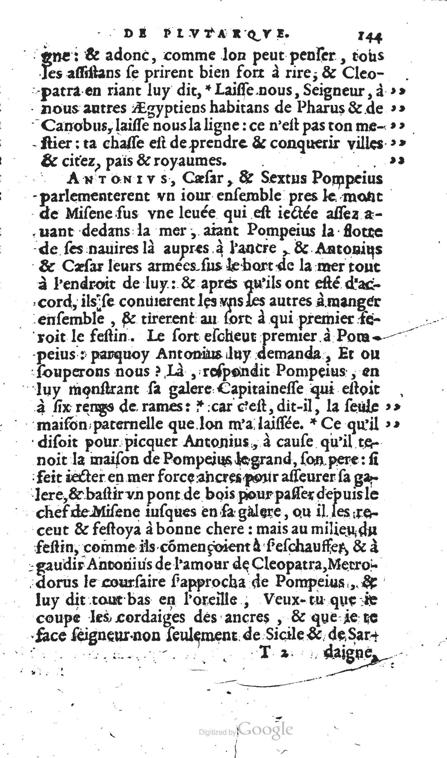 1567 - Willem Silvius - Trésor des vies de Plutarque - Anvers Musée Plantin-Moretus