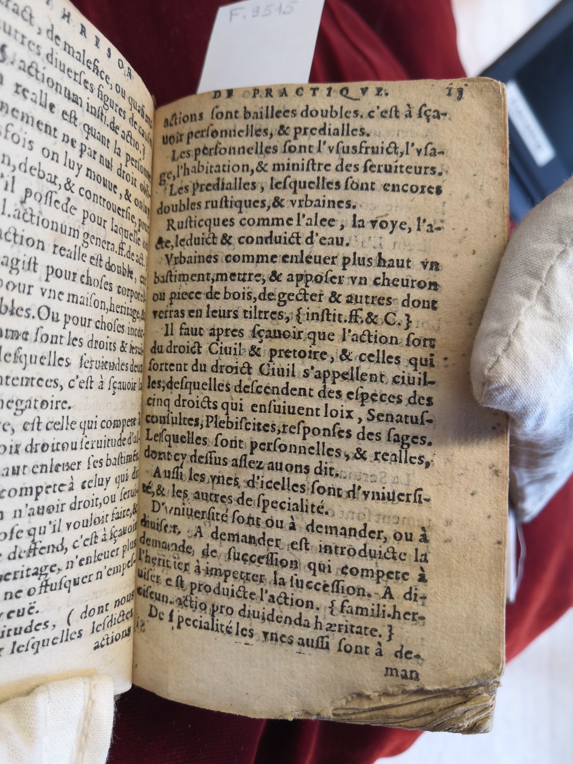1575 - Jean d’Ogerolles et Benoît Rigaud - Trésor de pratique pour les juges - BM Grenoble