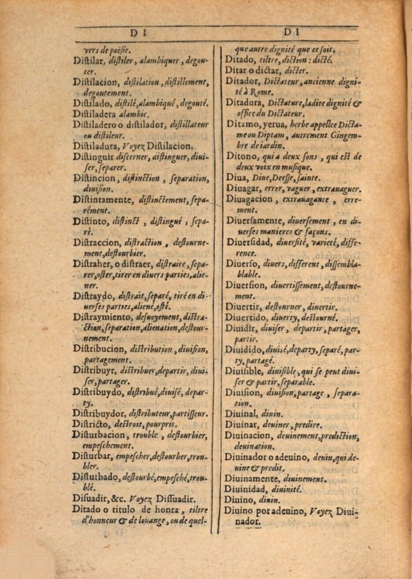 1607 - Marc Orry - Trésor des deux langues espagnole et française (Première et Seconde parties) - ÖNB Wien