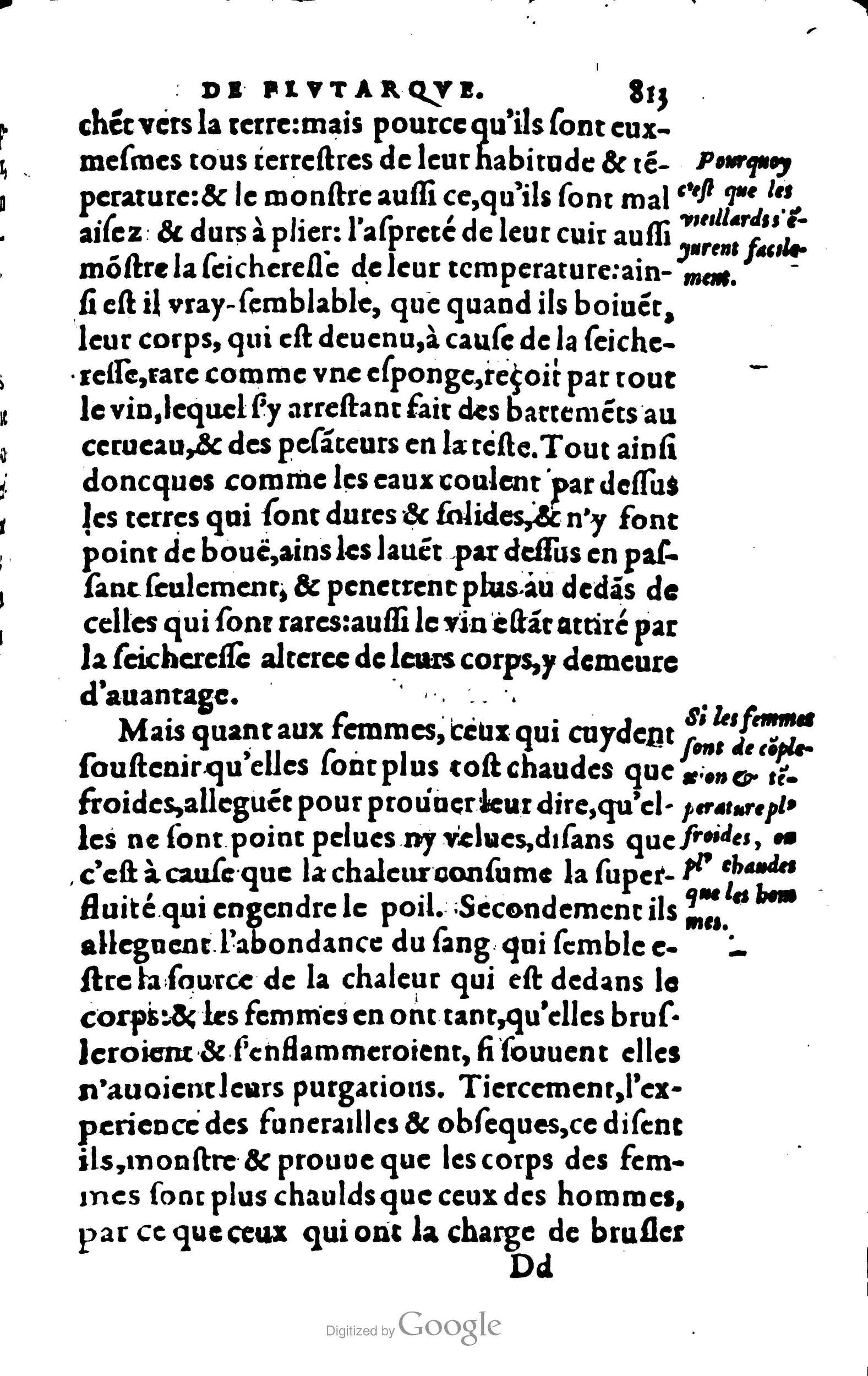 1578 - Jean Poupy - Trésor des morales de Plutarque - BSB Munich