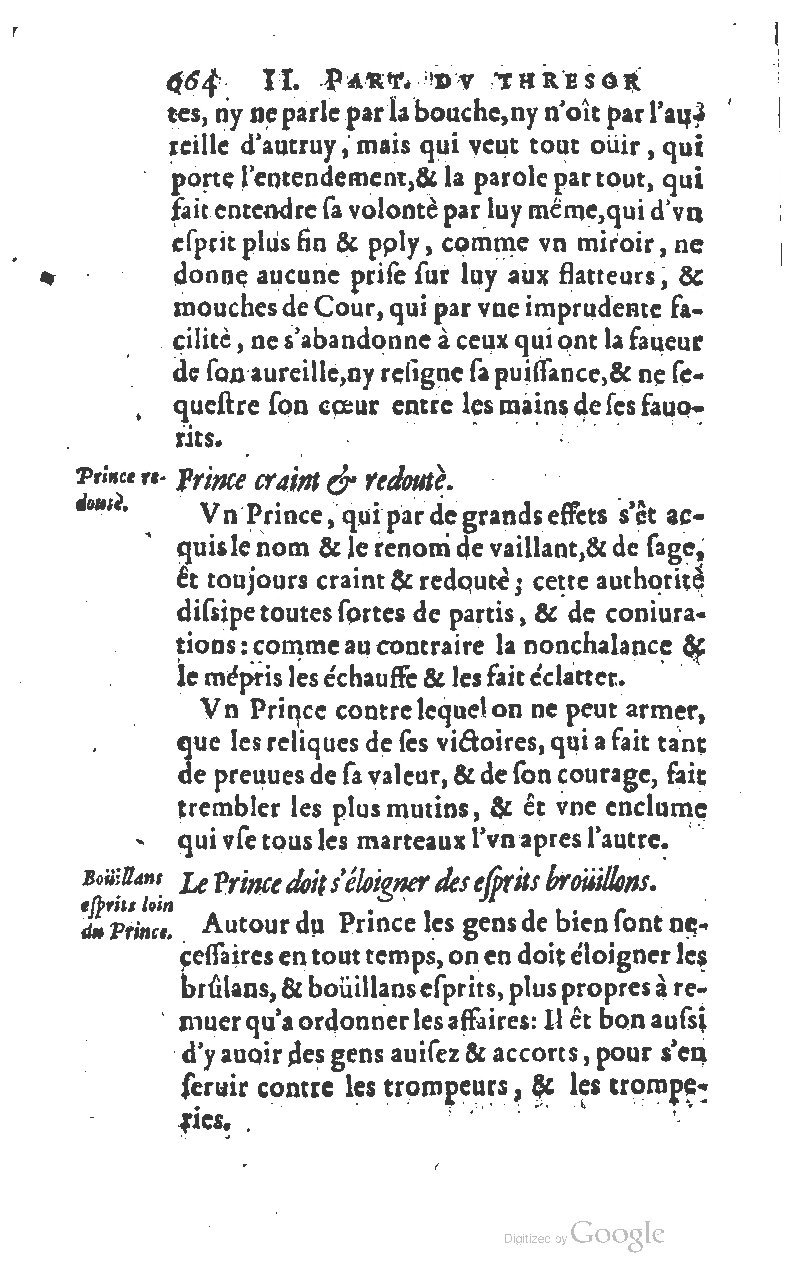 1610 - Louis Coste - Trésor de l’éloquence française (Seconde partie) - BM Lyon