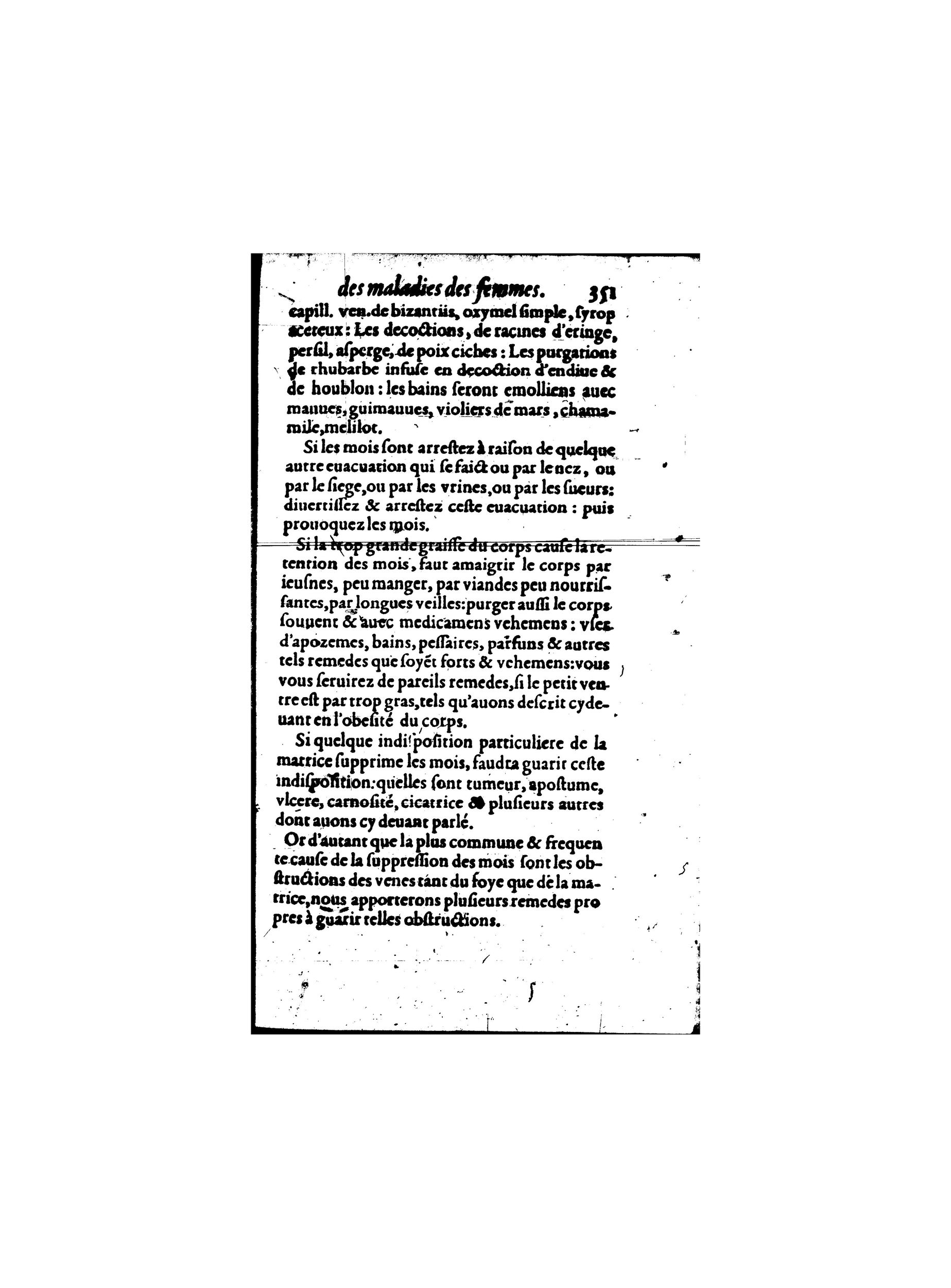 1587 - Jacques du Puis - Trésor des remèdes secrets pour les maladies des femmes - BnF