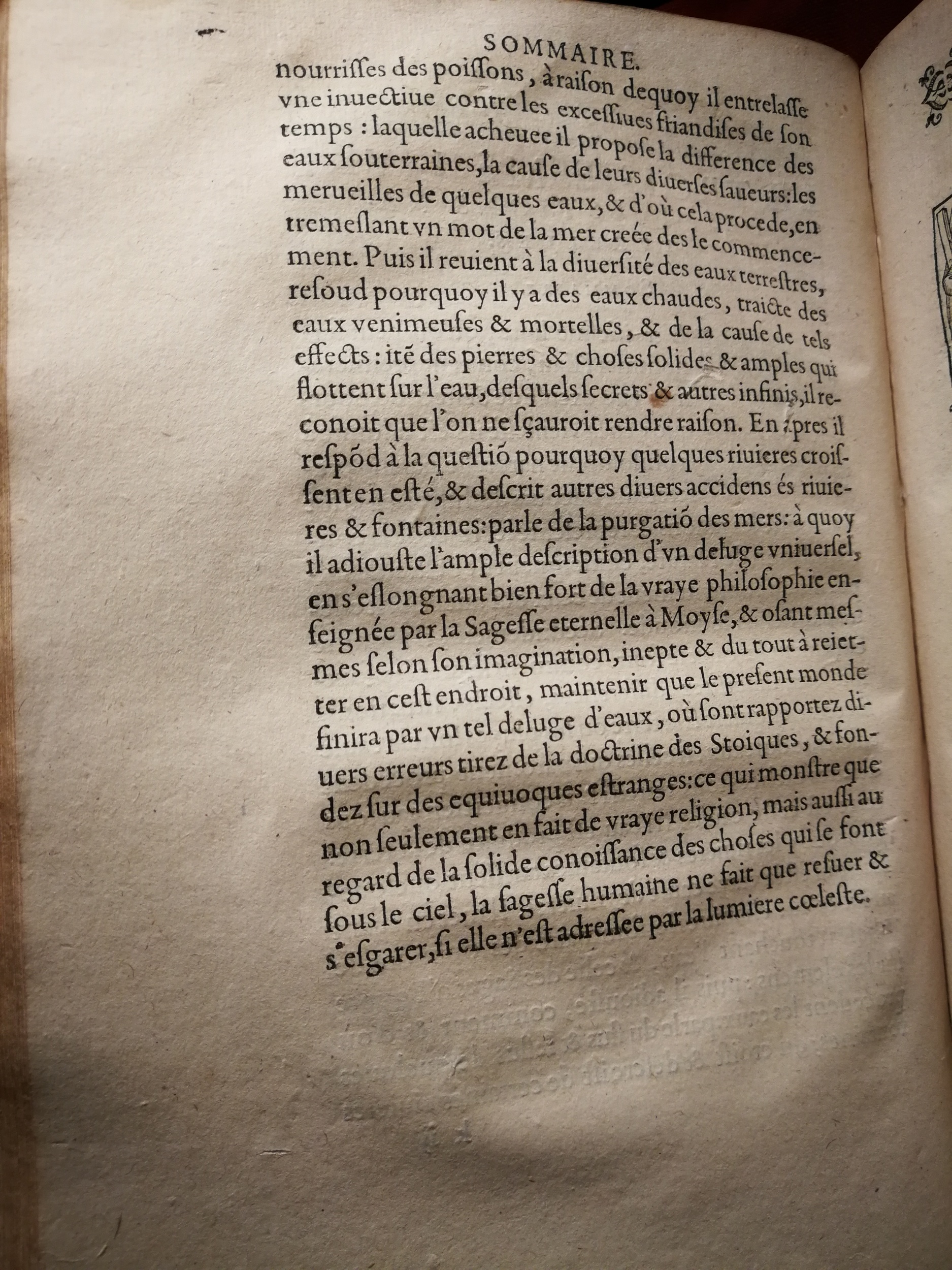 1595 - Jean Houzé - Œuvres morales et mêlées de Sénèque, Trésor de philosophie morale - T. 3 - BnF