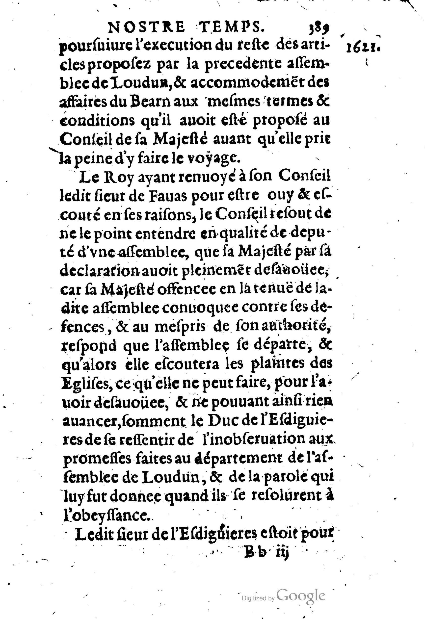 1623 - Joseph Bouillerot - Trésor de l’histoire générale de notre temps - BM Lyon