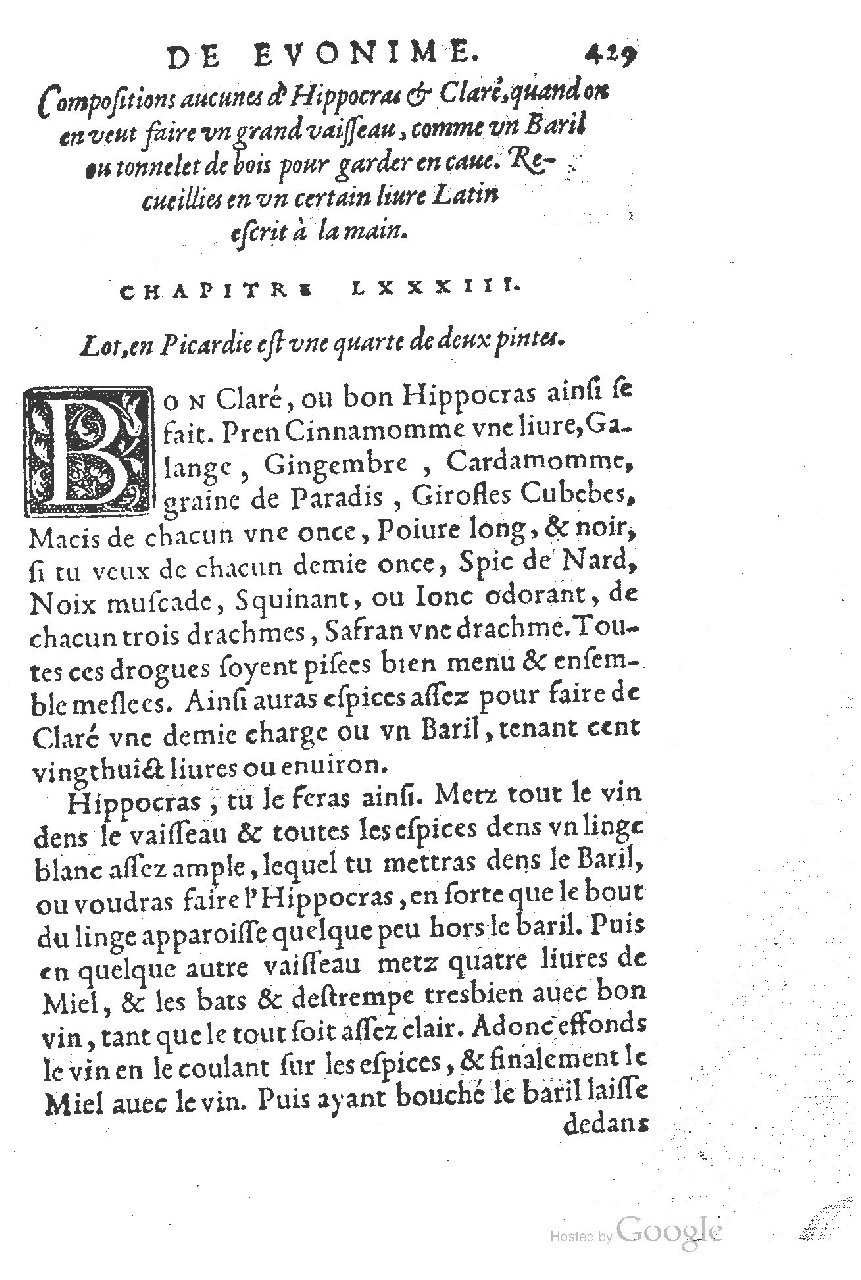 1557 - Antoine Vincent - Trésor d’Evonyme Philiatre - UC Madrid