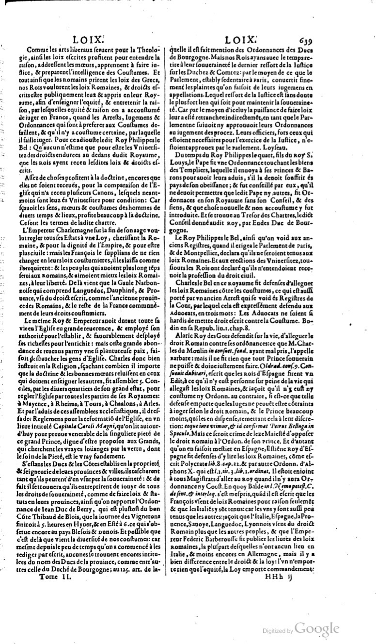 1629 - Veuve Nicolas Buon - Trésor du droit français (29620 T. 2) - BM Lyon