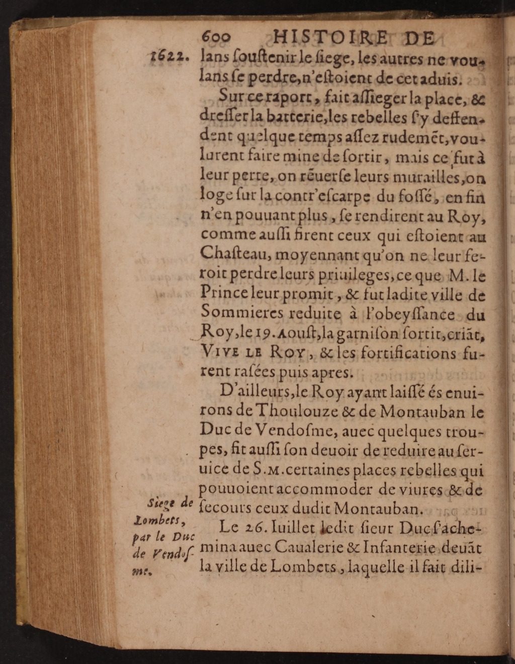 1626 - Joseph Bouillerot - Trésor de l’histoire générale de notre temps - BnF Arsenal
