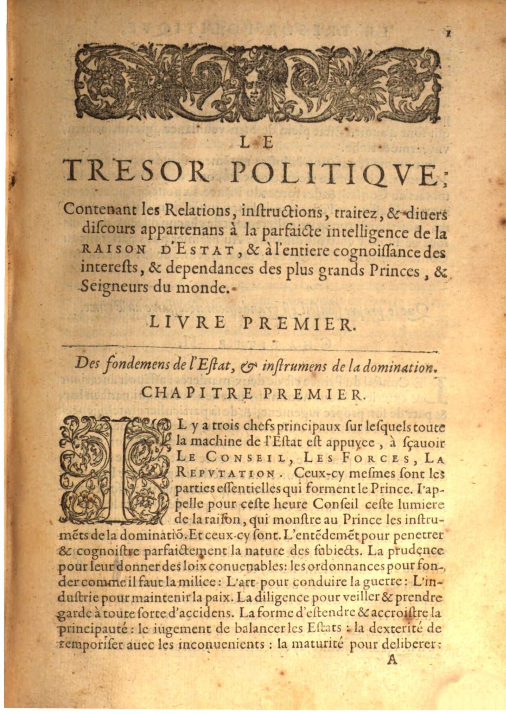 1608 - Pierre Chevalier - Trésor politique - BSB Munich 1608 - Pierre Chevalier - Trésor politique - BSB Munich