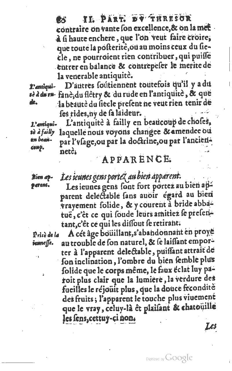 1610 - Louis Coste - Trésor de l’éloquence française (Seconde partie) - BM Lyon