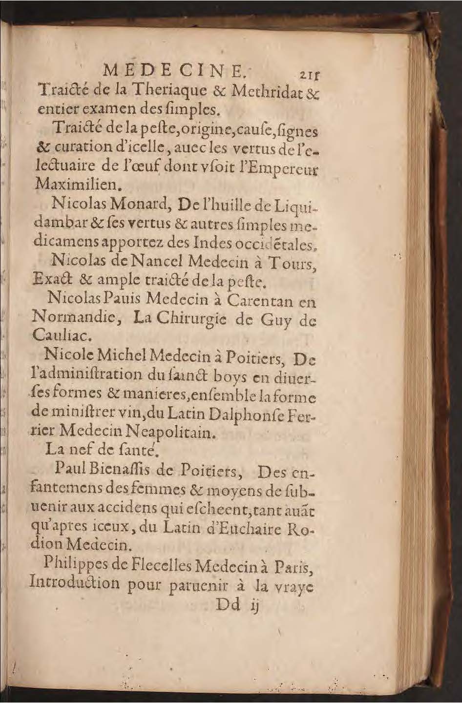 1602 - François Jacquin - Trésor des bons esprits français - BnF Arsenal