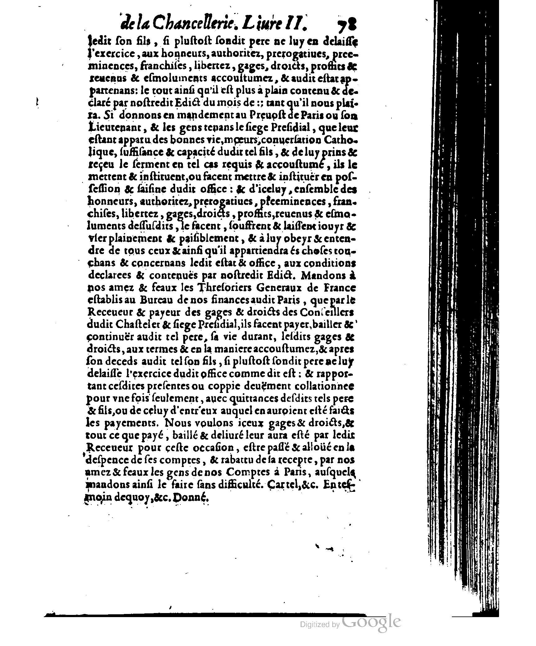 1614 - Jean Richer - Trésor du nouveau style et protocole de la chancellerie de France - BSB Munich