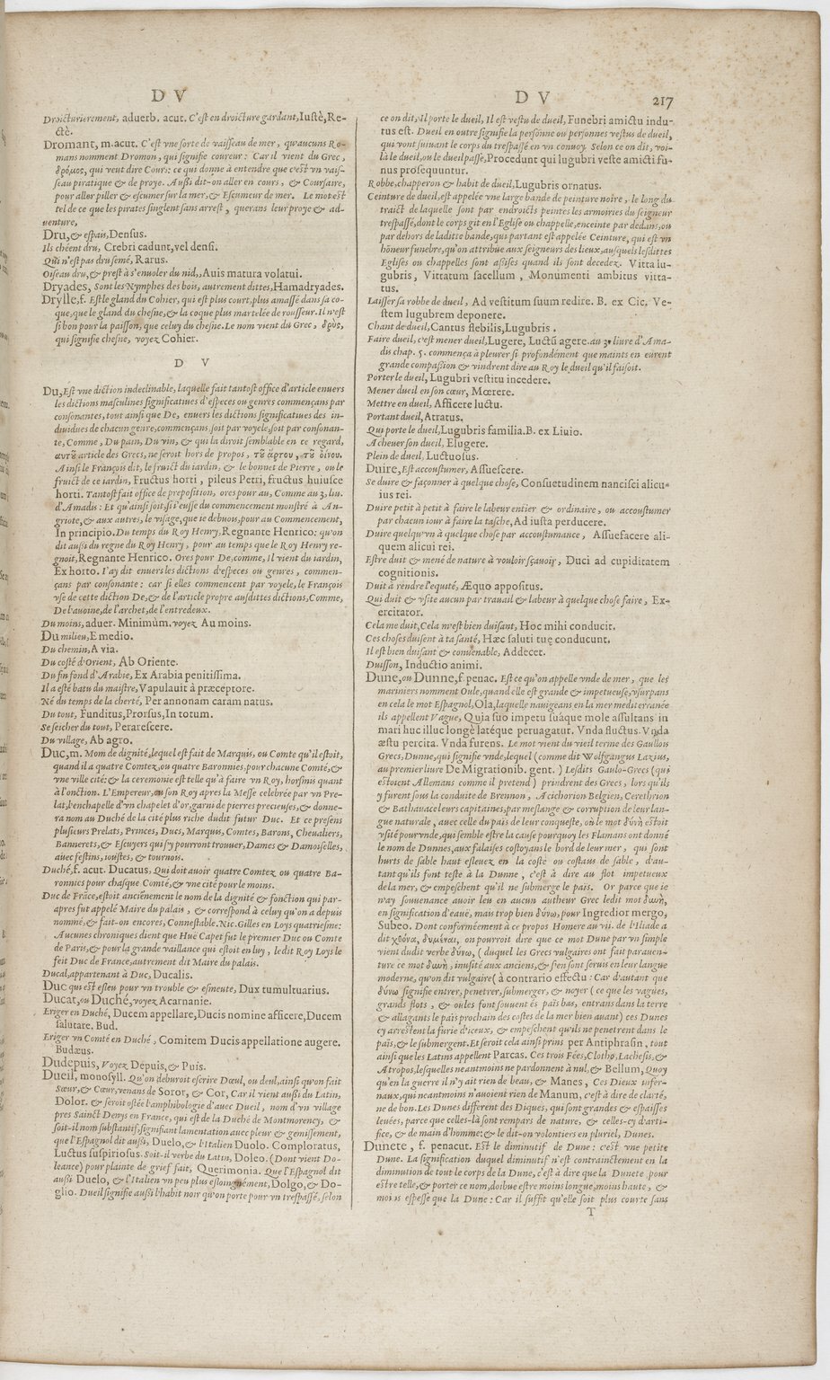 1606 - David Douceur - Trésor de la langue française - BnF