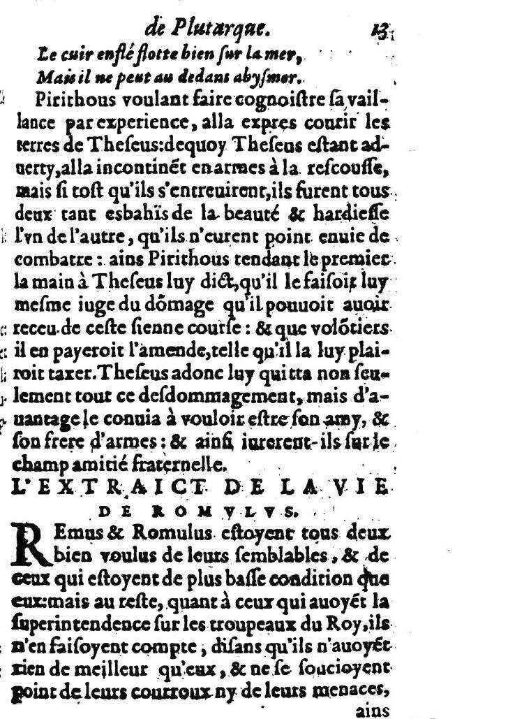 1611 - Pierre Rigaud - Trésor des vies de Plutarque - BM Lyon