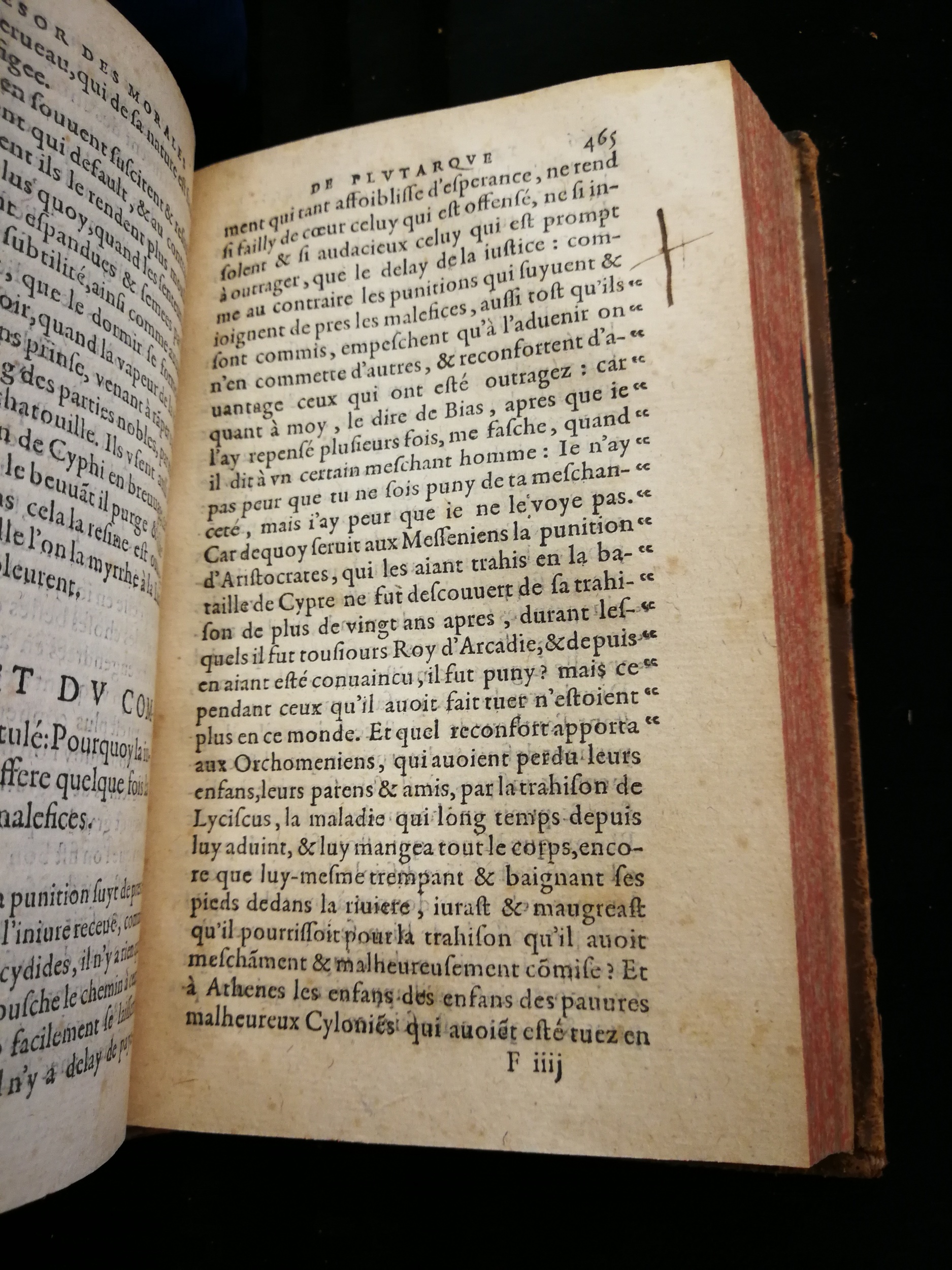 1577 - Jean Poupy - Trésor des morales de Plutarque - Les Méjanes, Aix-en-Provence