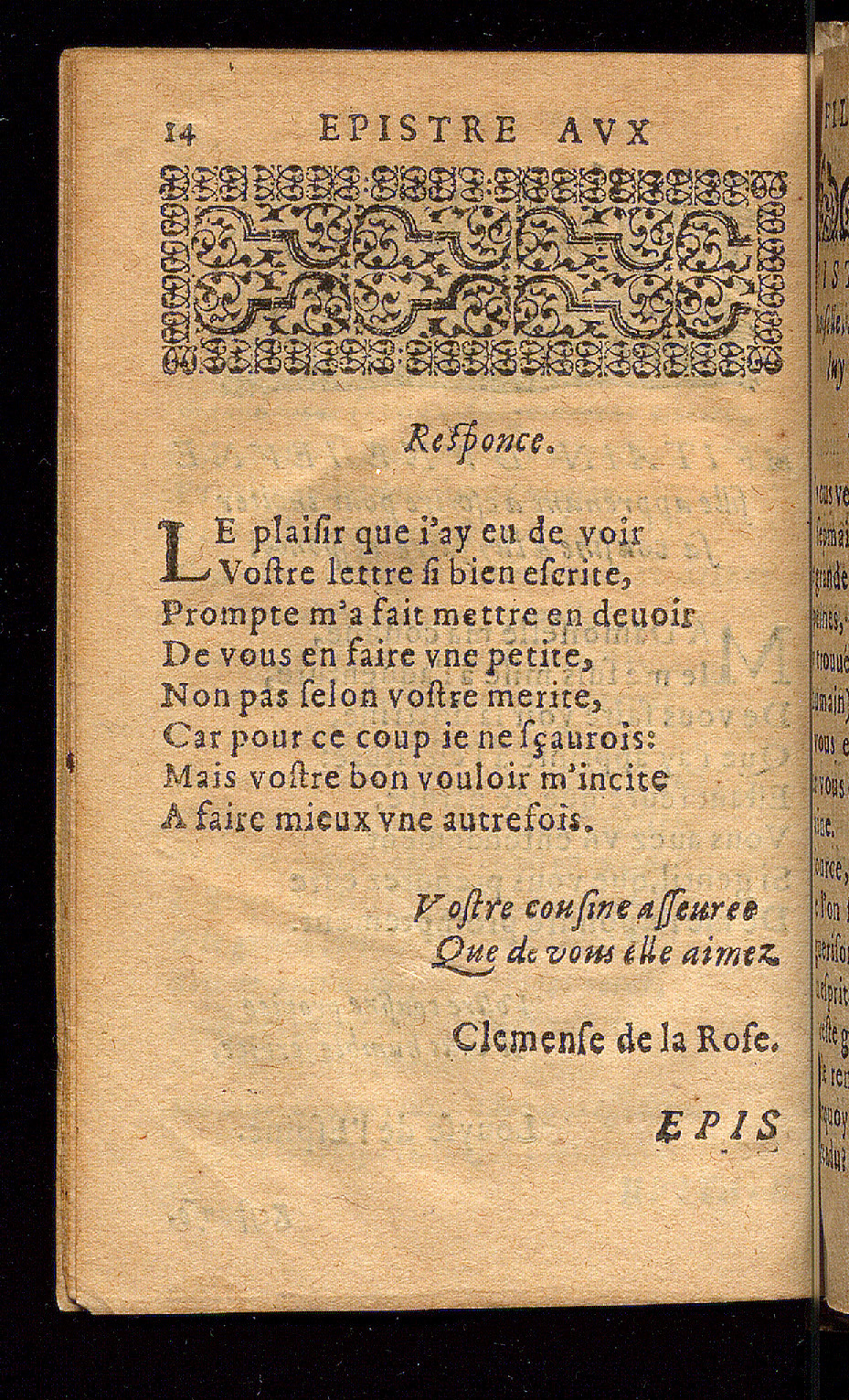 1614 - Barthélemy Vincent - Élite et Trésor des lettres missives - Bâle