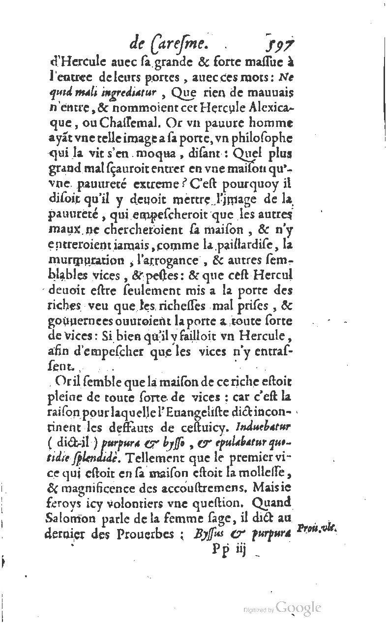 1607 - Nicolas Du Fossé - Trésor quadragésimal - T 01 - BM Lyon