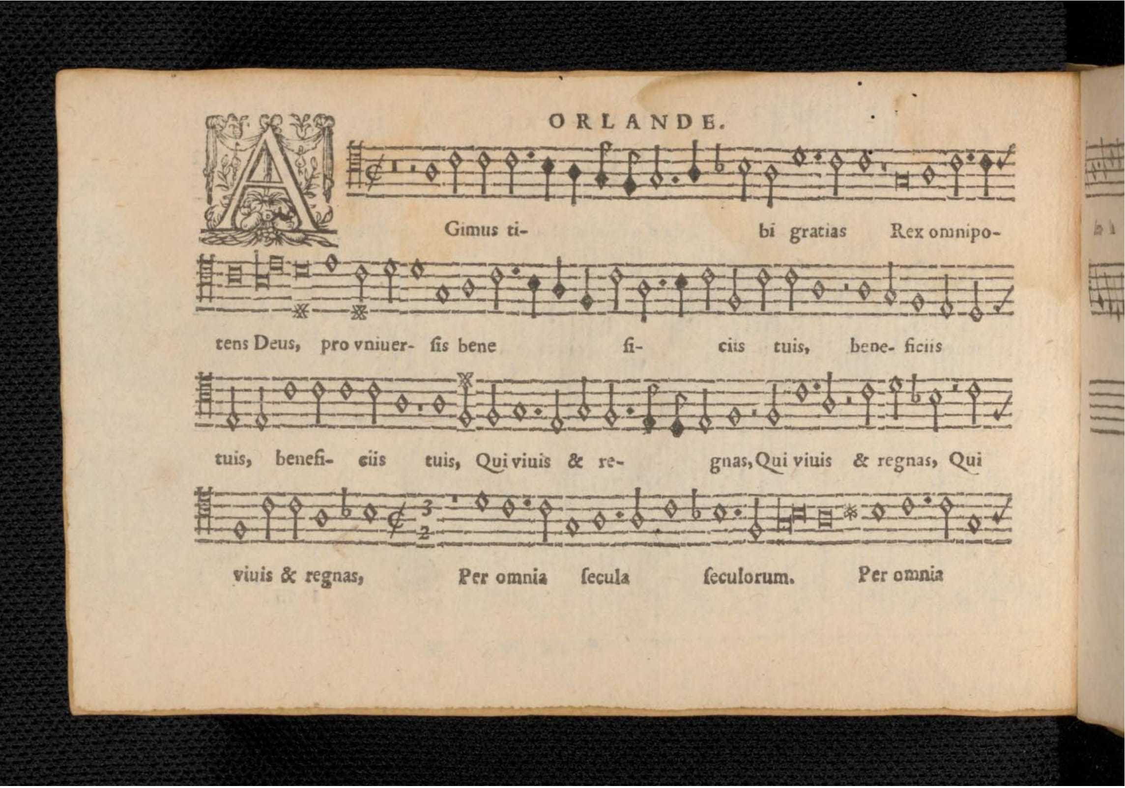 1576 - [Pierre de Saint-André] - Trésor de musique d’Orlande de Lassus Quinta et Sexta pars - KBR Bruxelles