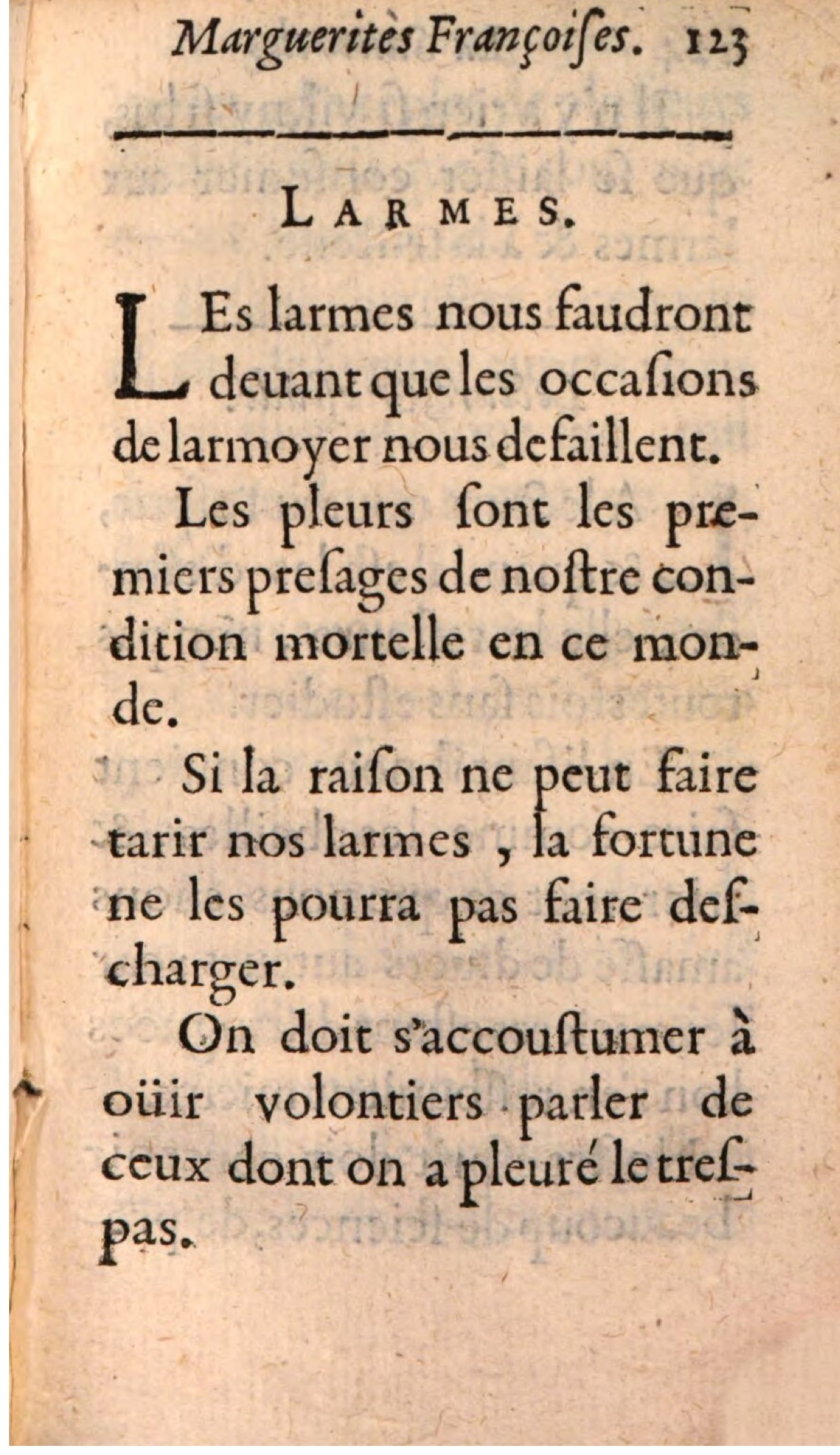 1611 - Théodore Reinsart - La Suitte des marguerites françoises, ou second thresor du bien dire - BSB Munich