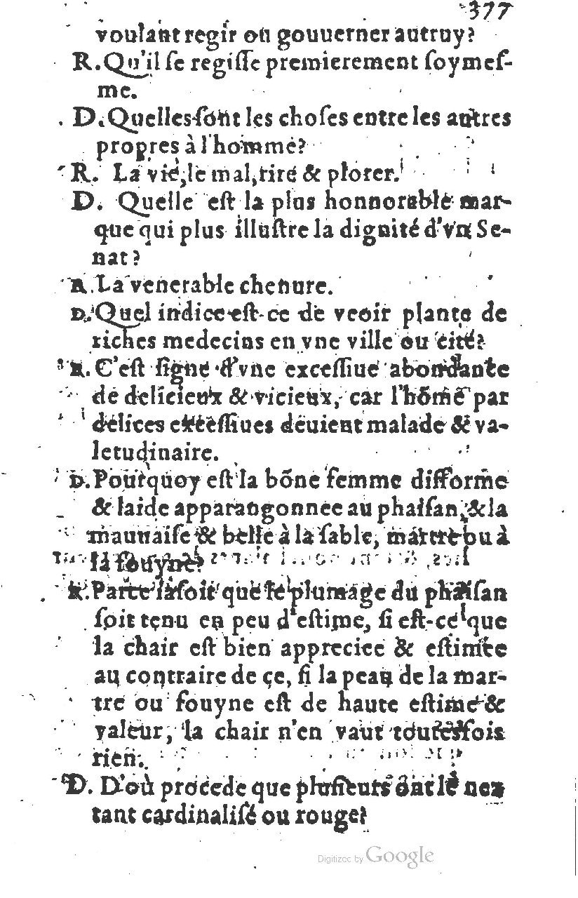 1581 - Nicolas Bonfons  - Trésor des sentences dorées - Princeton