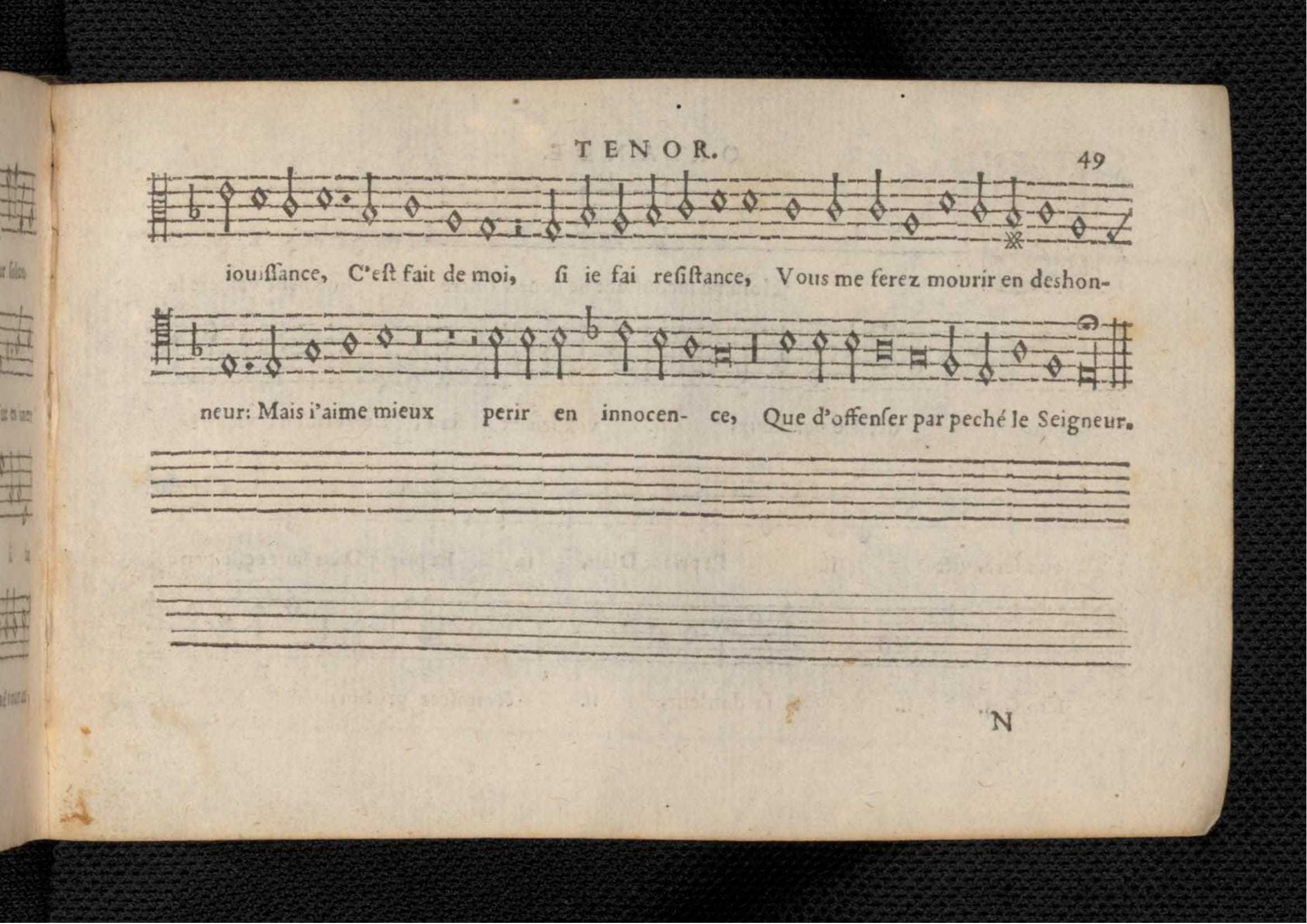 1576 - [Pierre de Saint-André] - Trésor de musique d’Orlande de Lassus Tenor - KBR Bruxelles