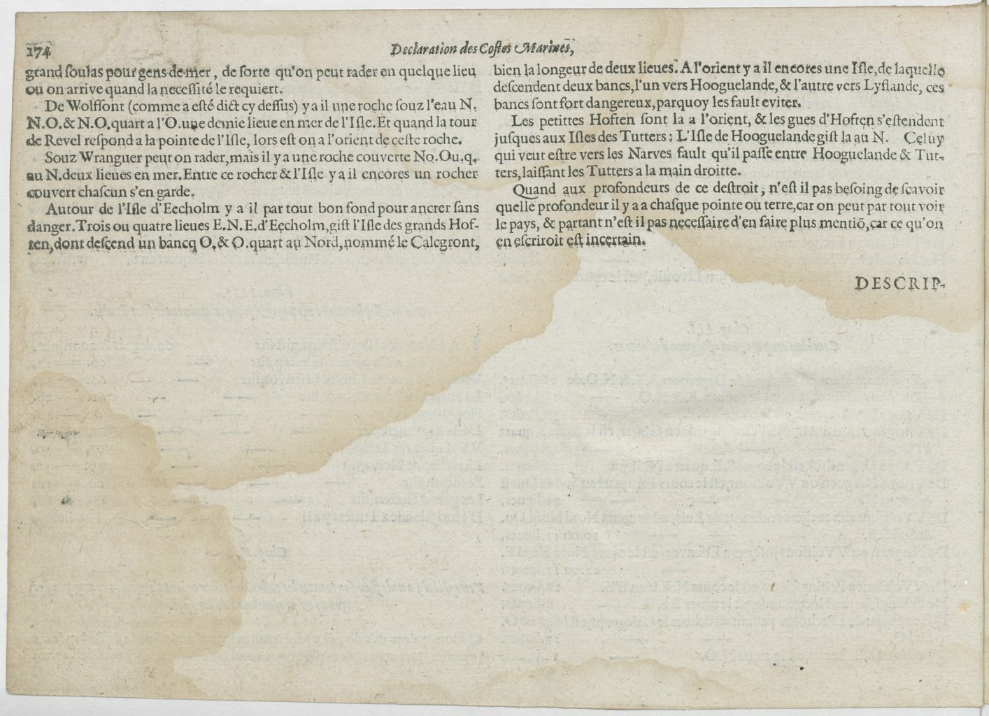 1601 - Bonaventure d’Aseville - Trésorerie ou cabinet de route marinesque - BnF