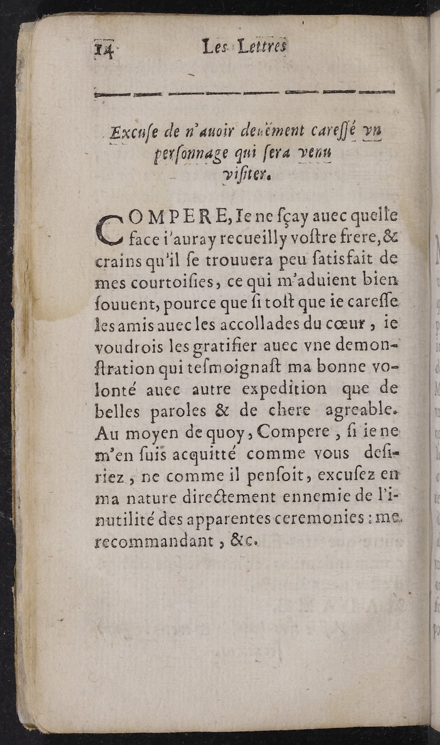 1624 - Jacques Cailloué - Secrétaire des secrétaires ou le Trésor de la plume française - BnF