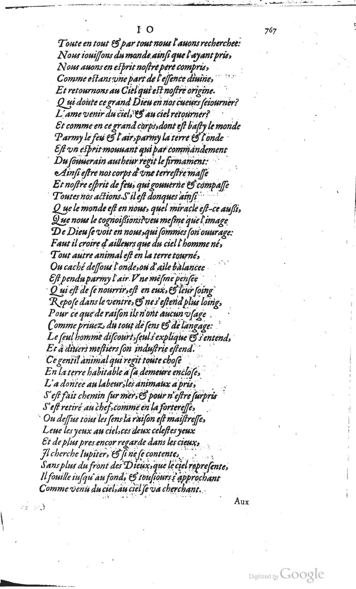 1585 - Barthélemy Honorat - Bibliothèques françaises - BSB Munich
