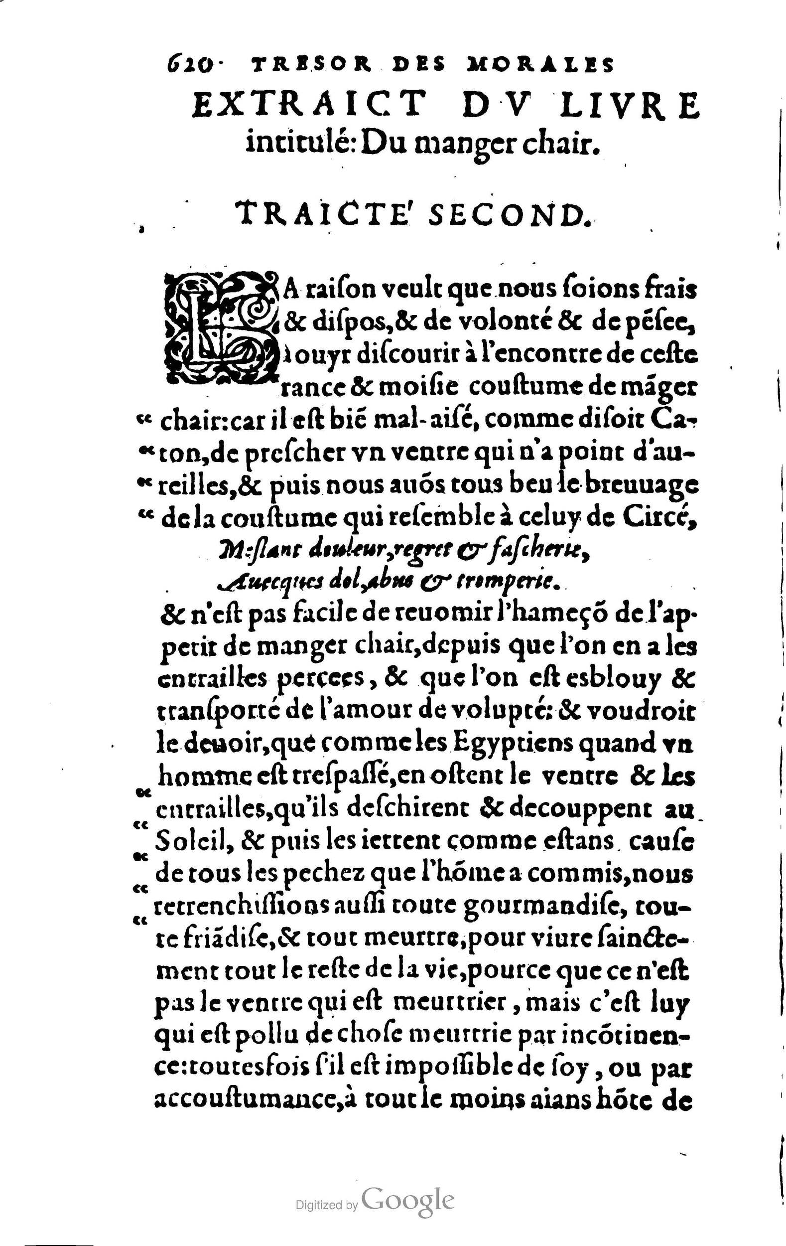 1578 - Jean Poupy - Trésor des morales de Plutarque - BSB Munich
